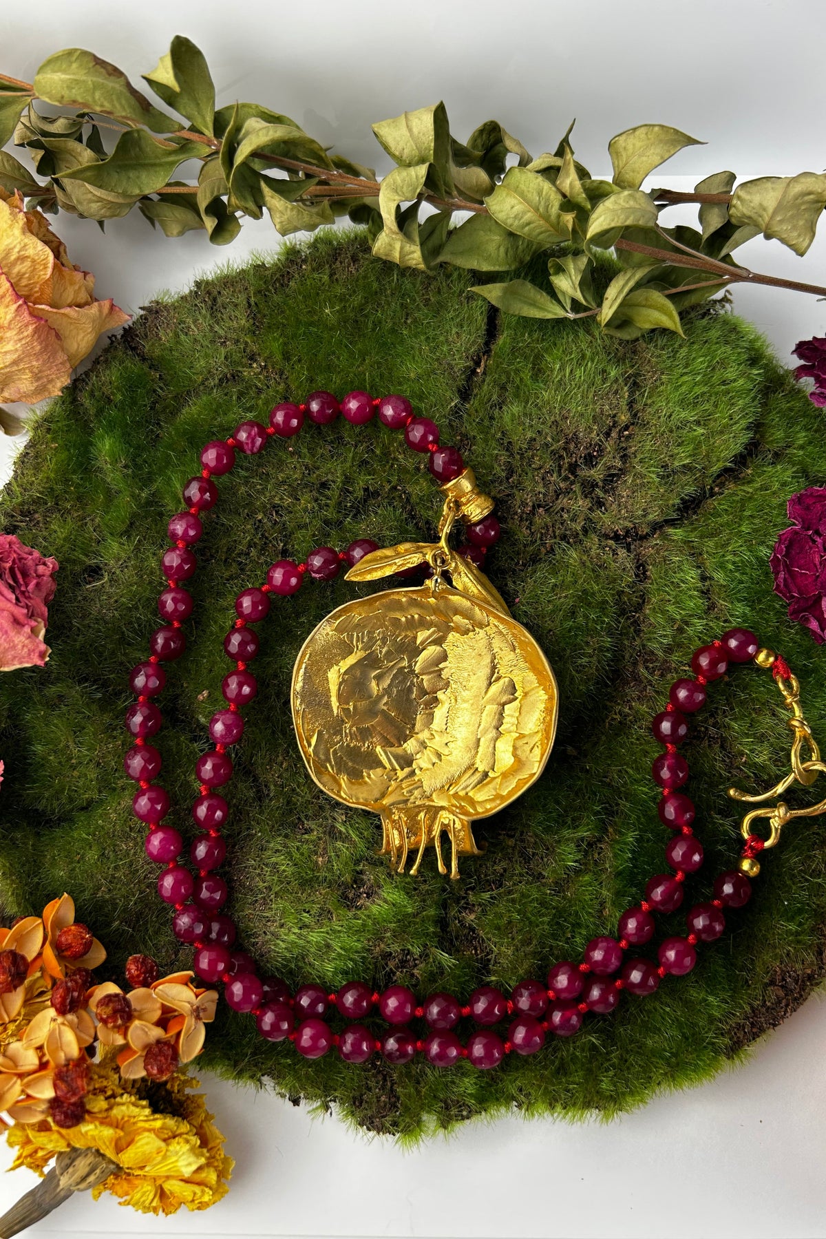 Alma Mater Pomegranate Necklace