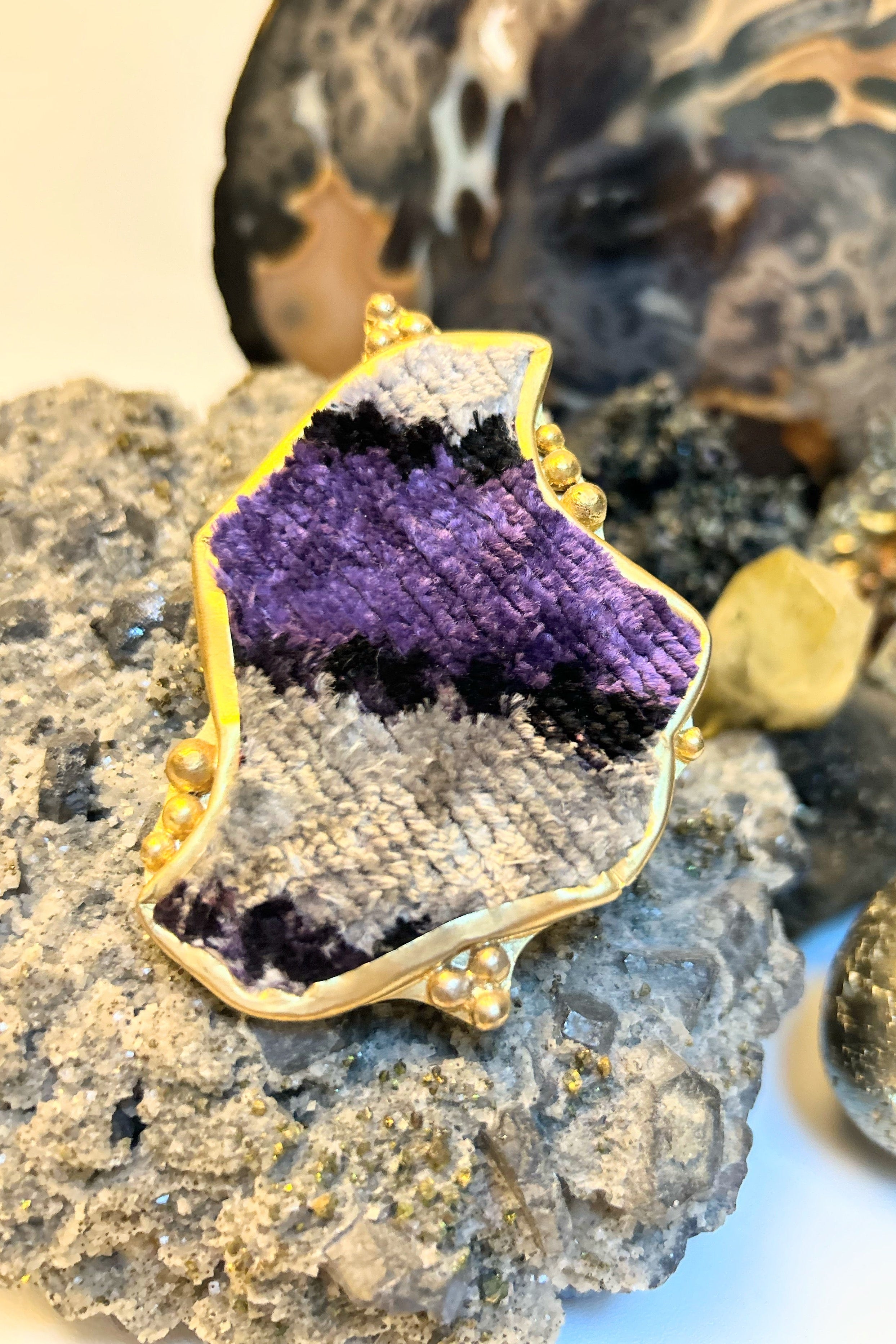 Velvet Ikat Ring