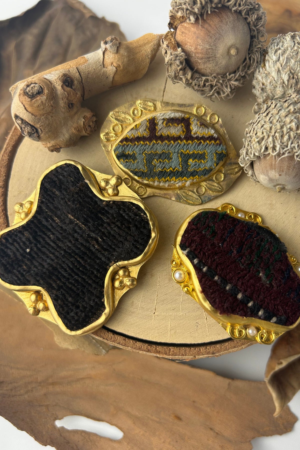 Textile Brooch