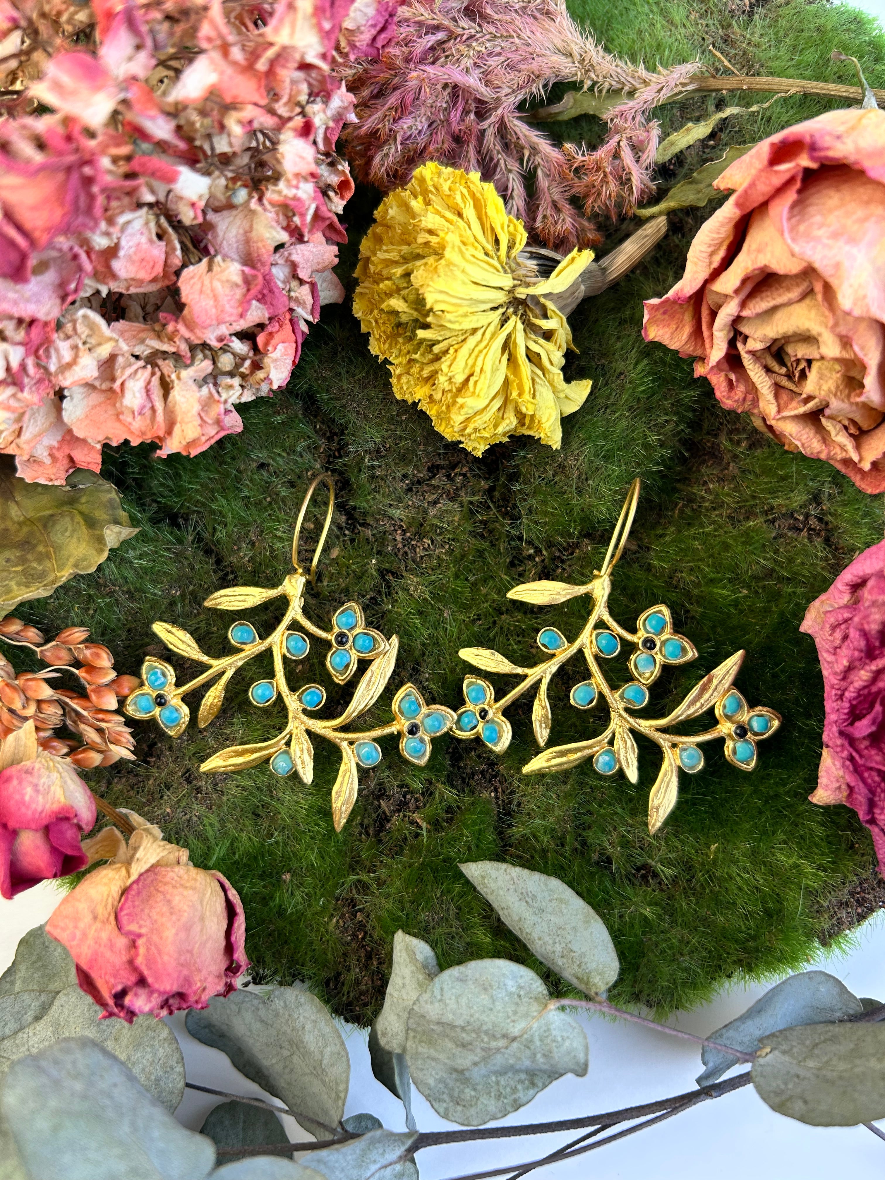 Myrtle Branch Earrings