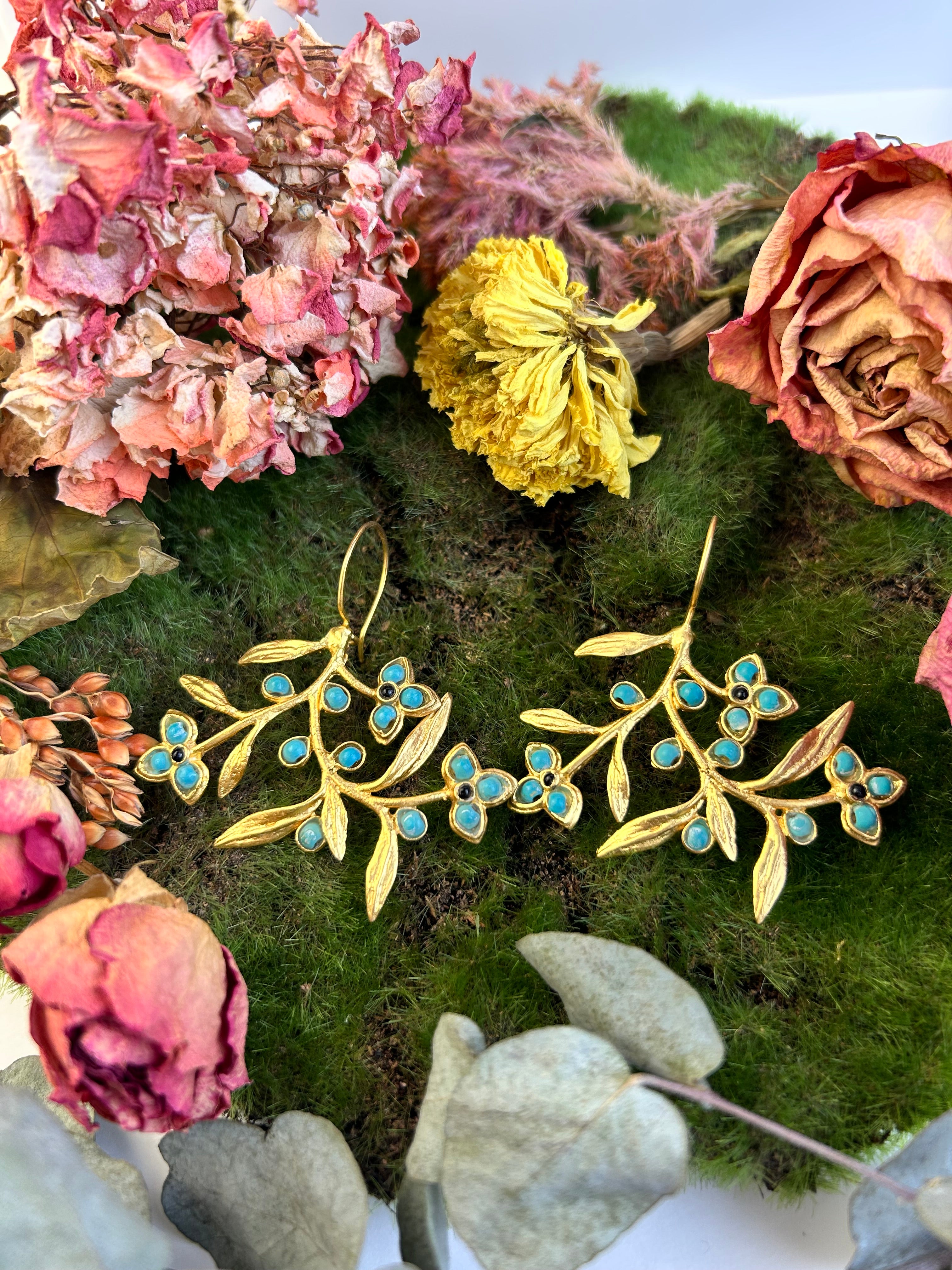 Myrtle Branch Earrings