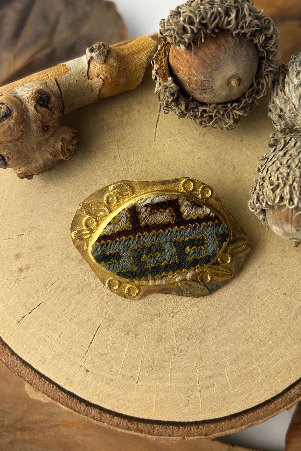 Textile Brooch