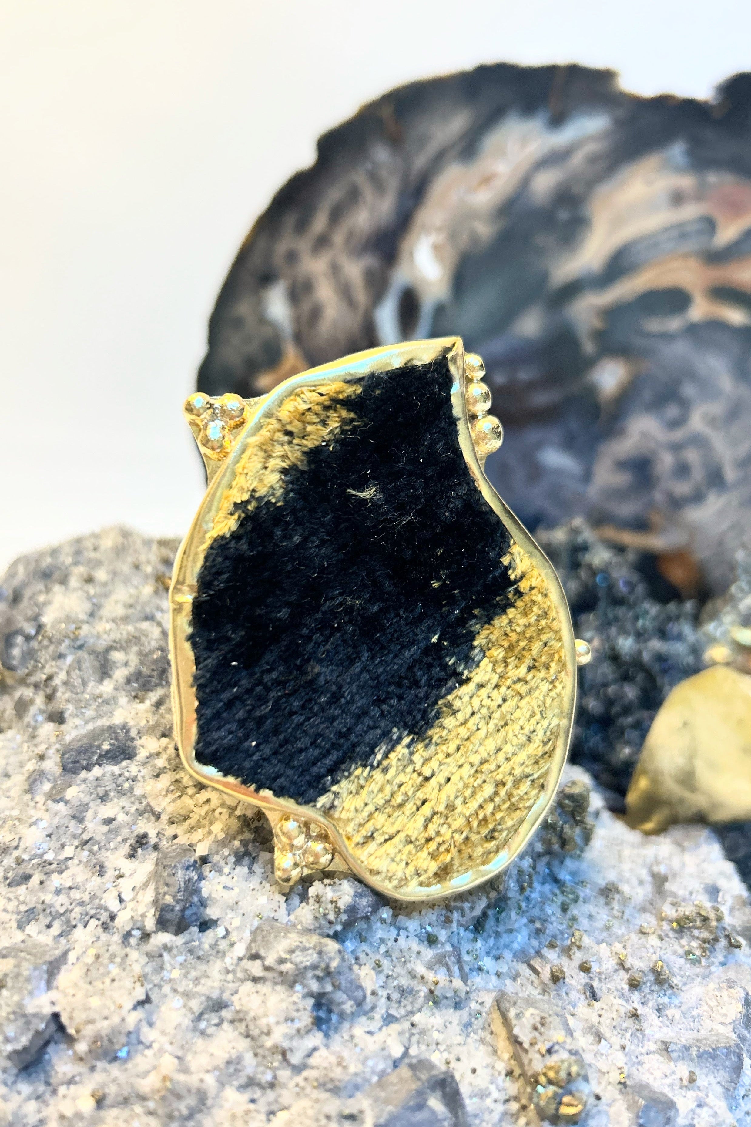 Velvet Ikat Ring