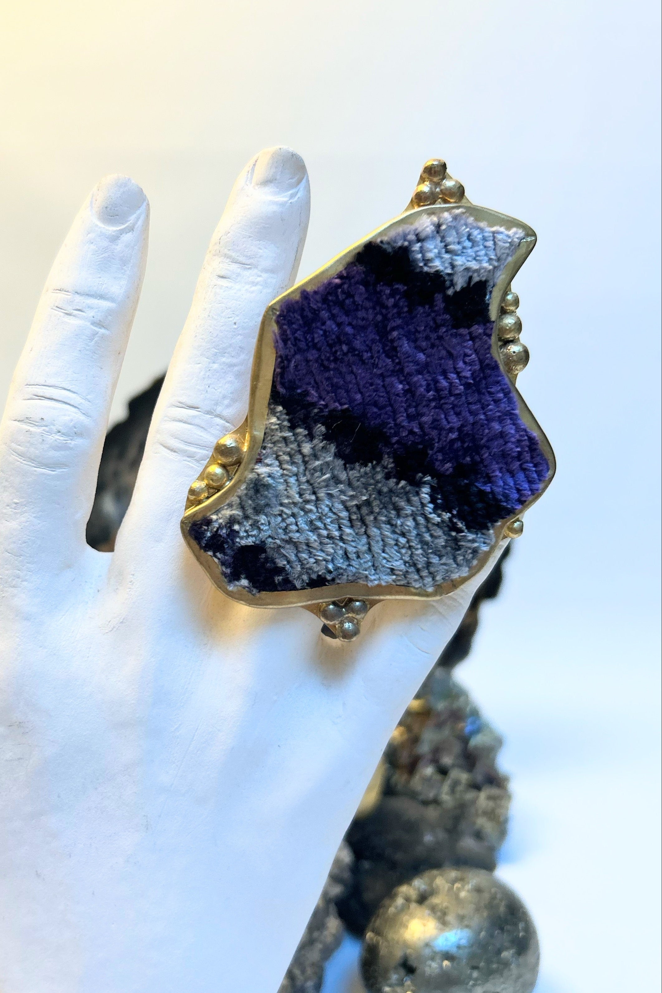 Velvet Ikat Ring