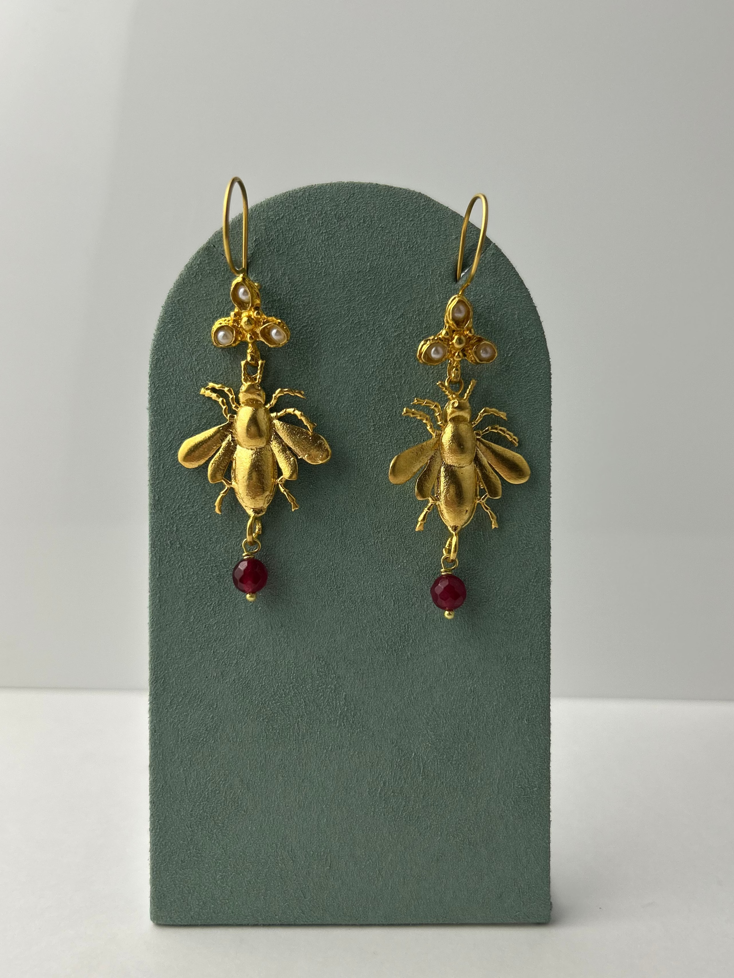 Bee & Ruby Earrings