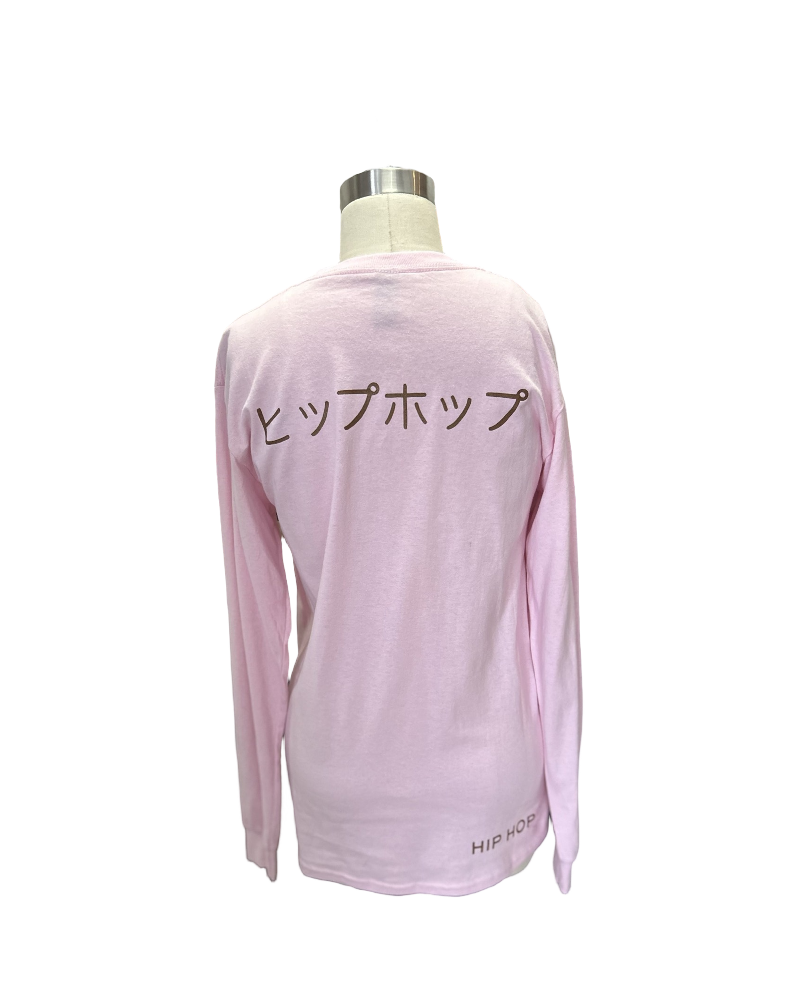 Hip Hop Long Sleeve Shirt in Pink