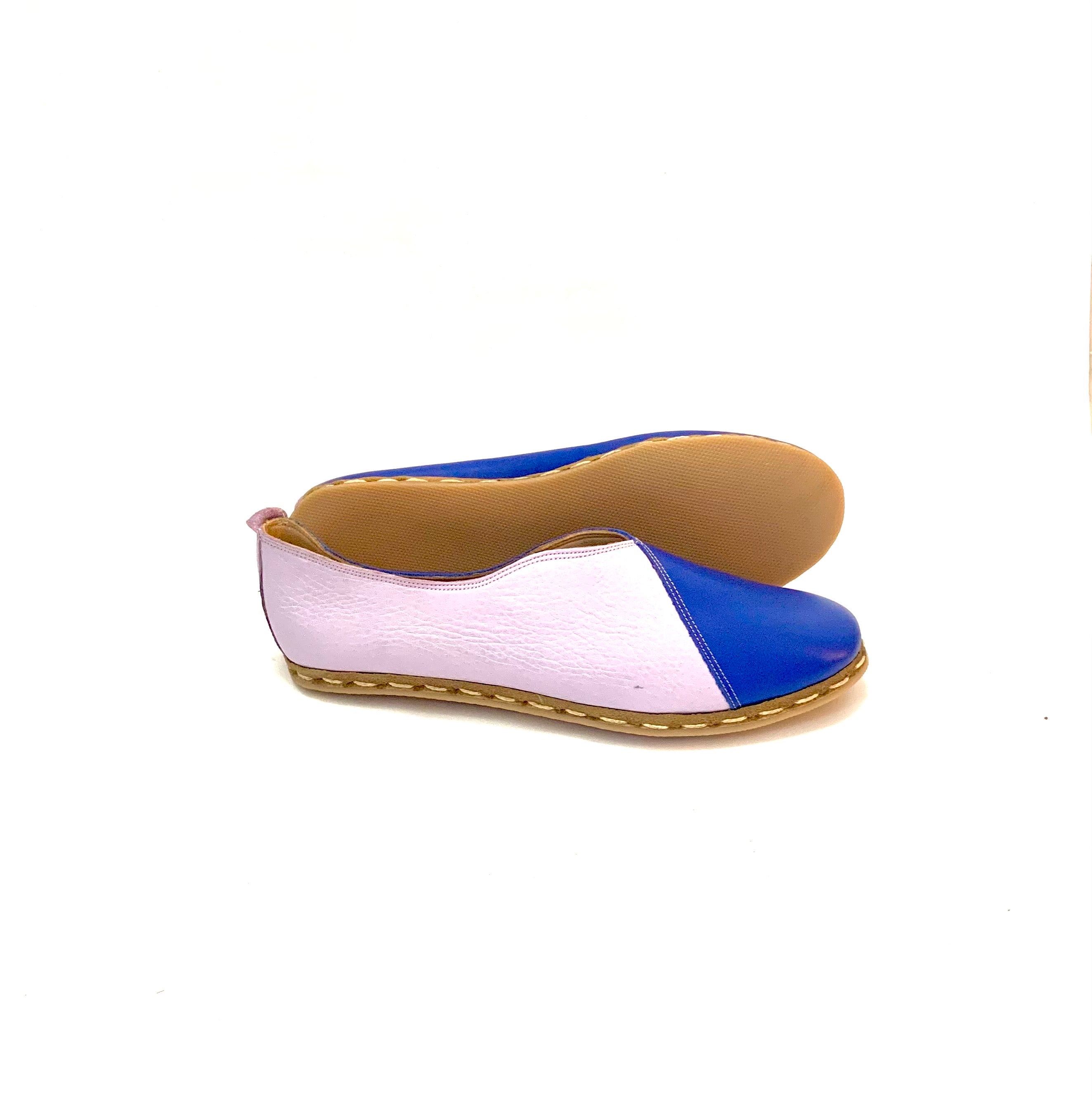Lu Loafers in Colbalt & Lavander