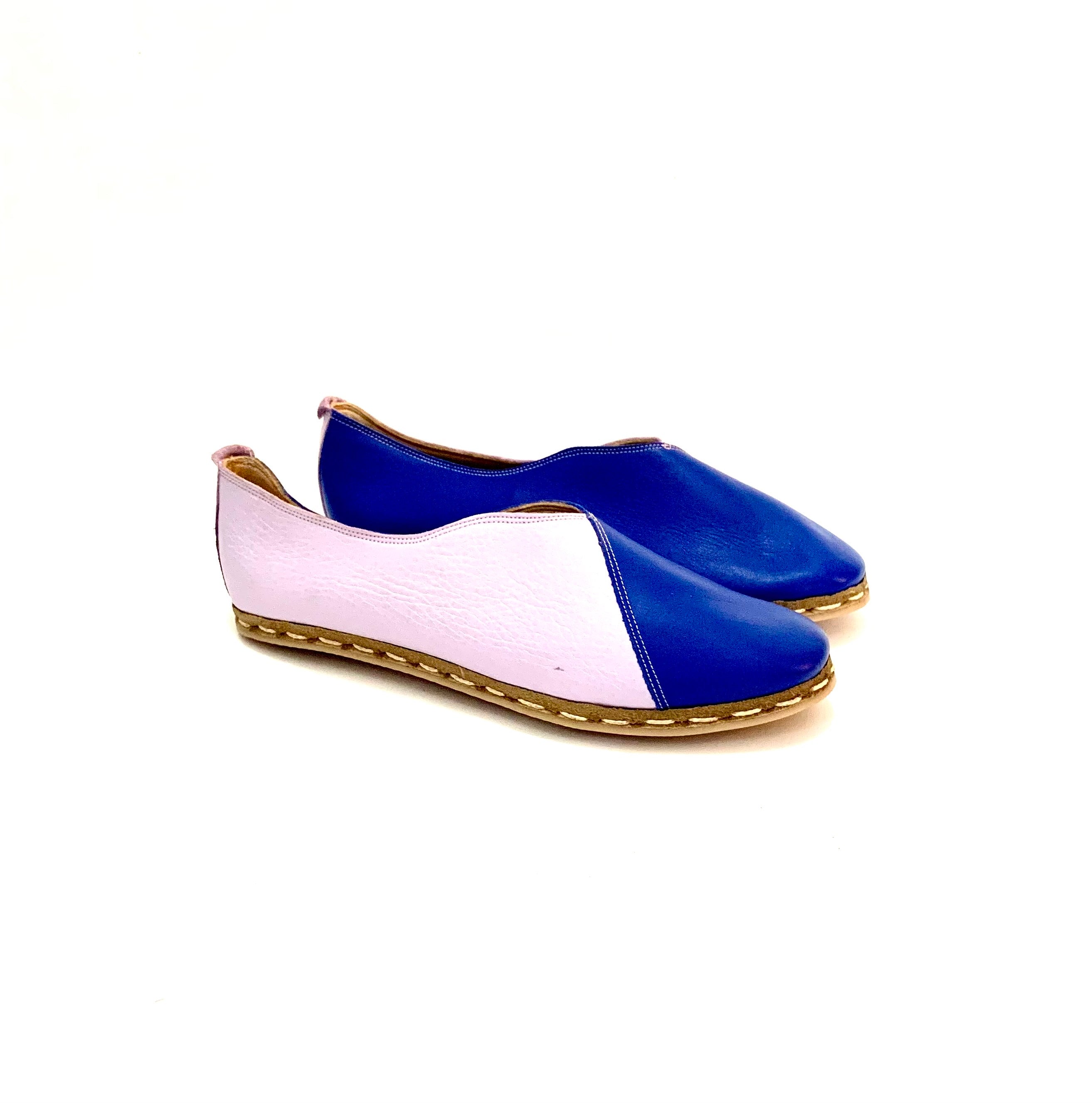 Lu Loafers in Colbalt & Lavander