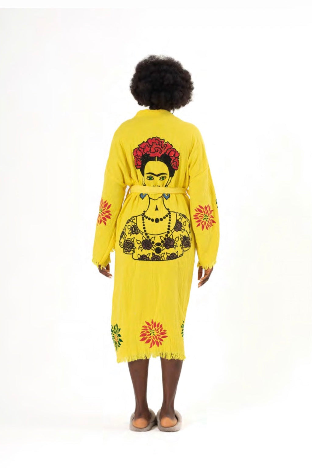 Frida Robe in Yellow