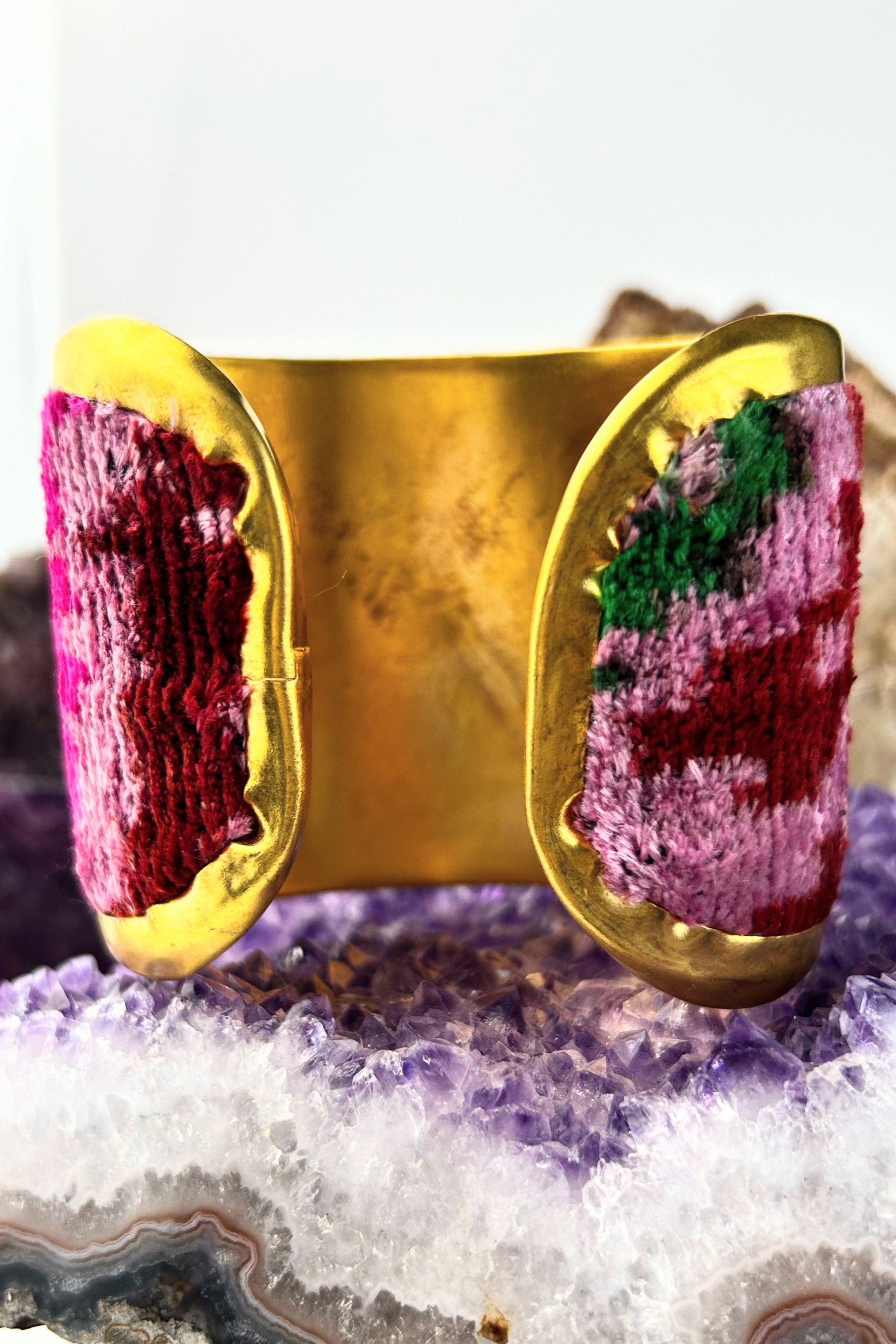Velvet Ikat Cuff