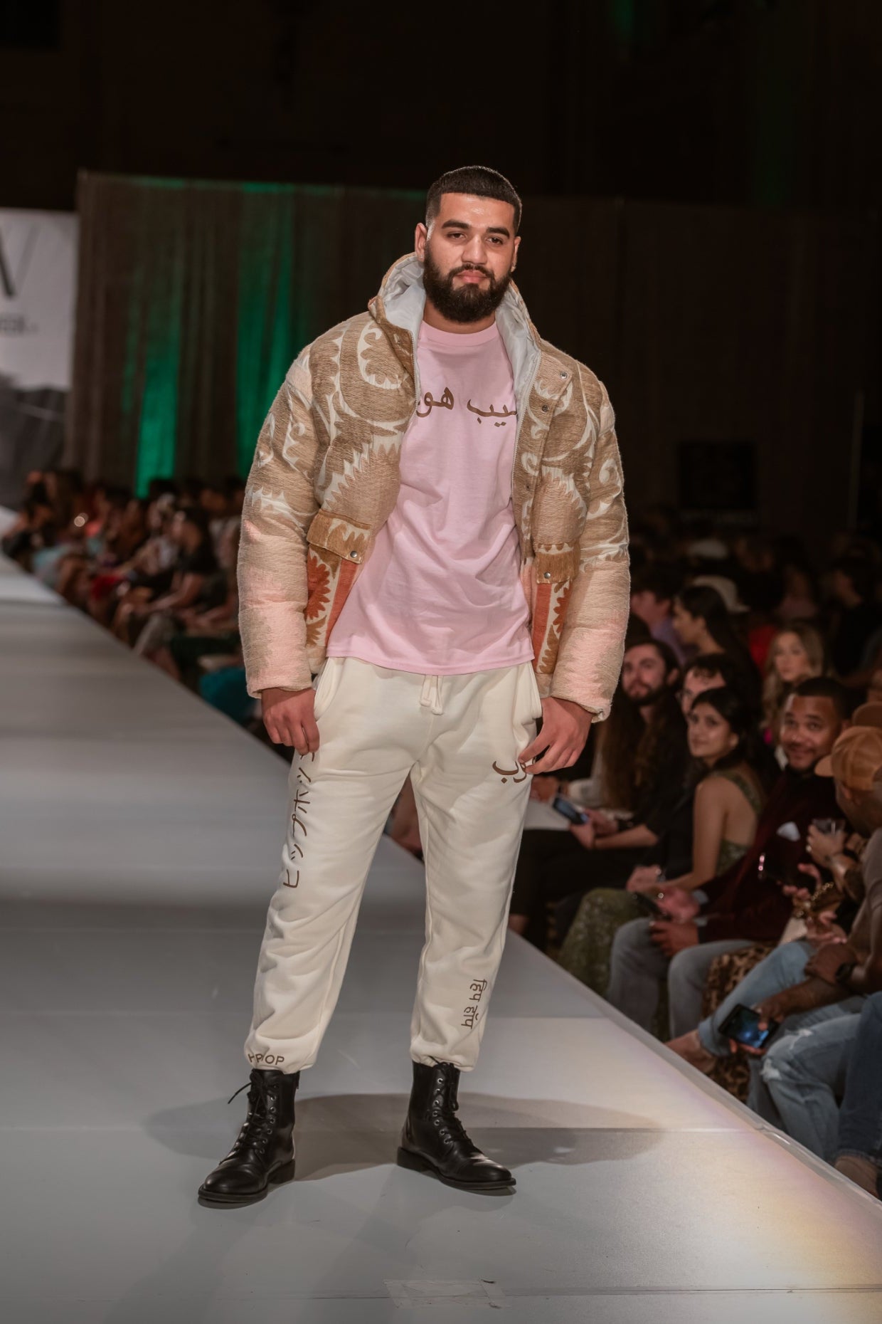 Hip Hop Long Sleeve Shirt in Pink