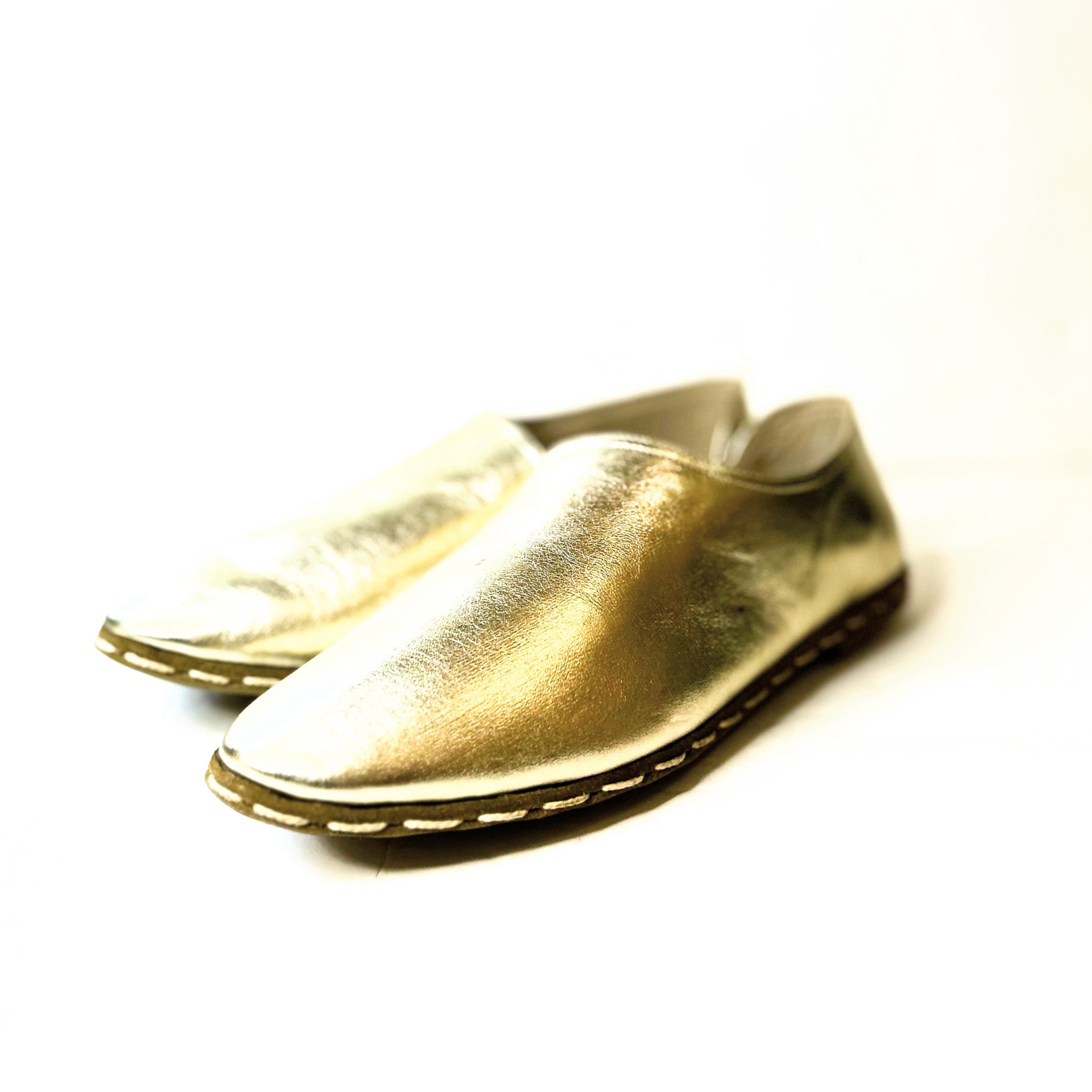 Antalya Loafers in Gold