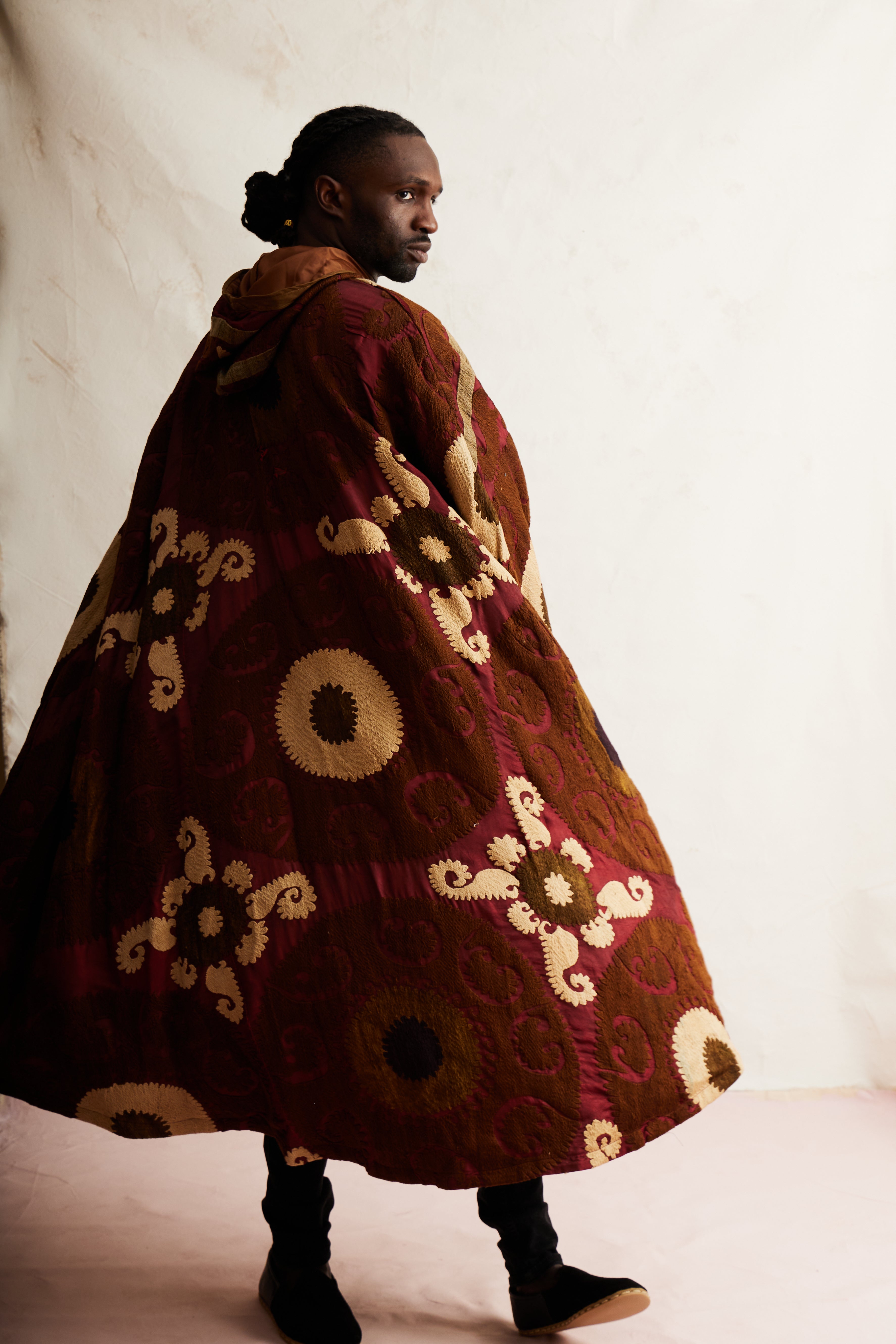 Whirling Dervish Cape Burgundy