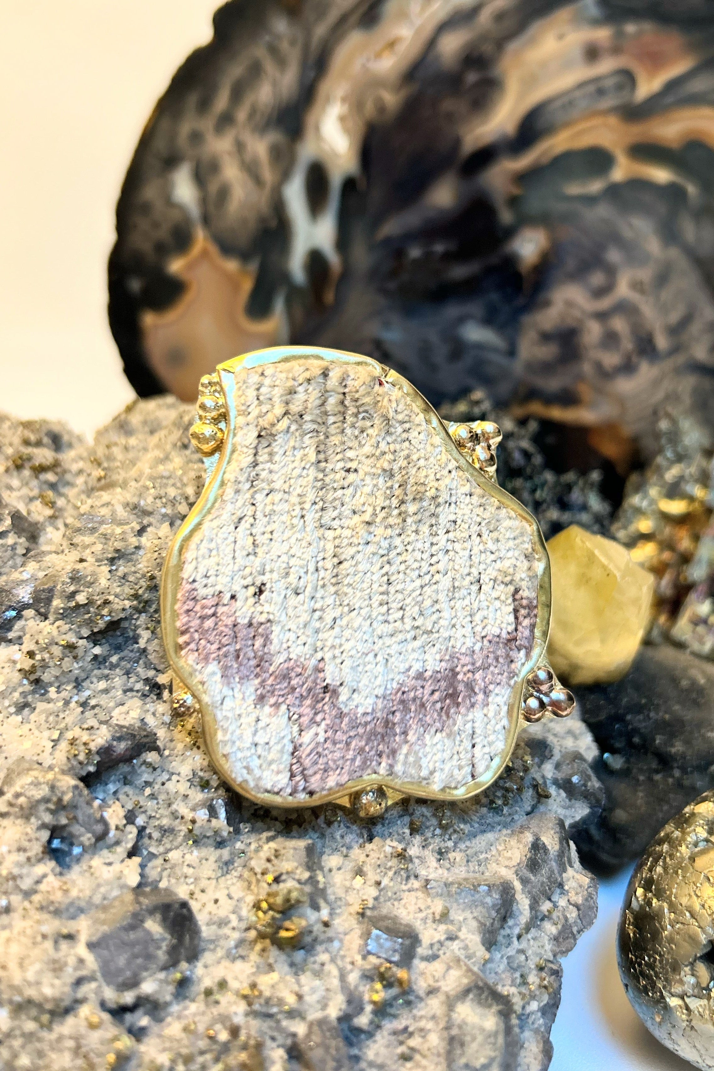 Velvet Ikat Ring