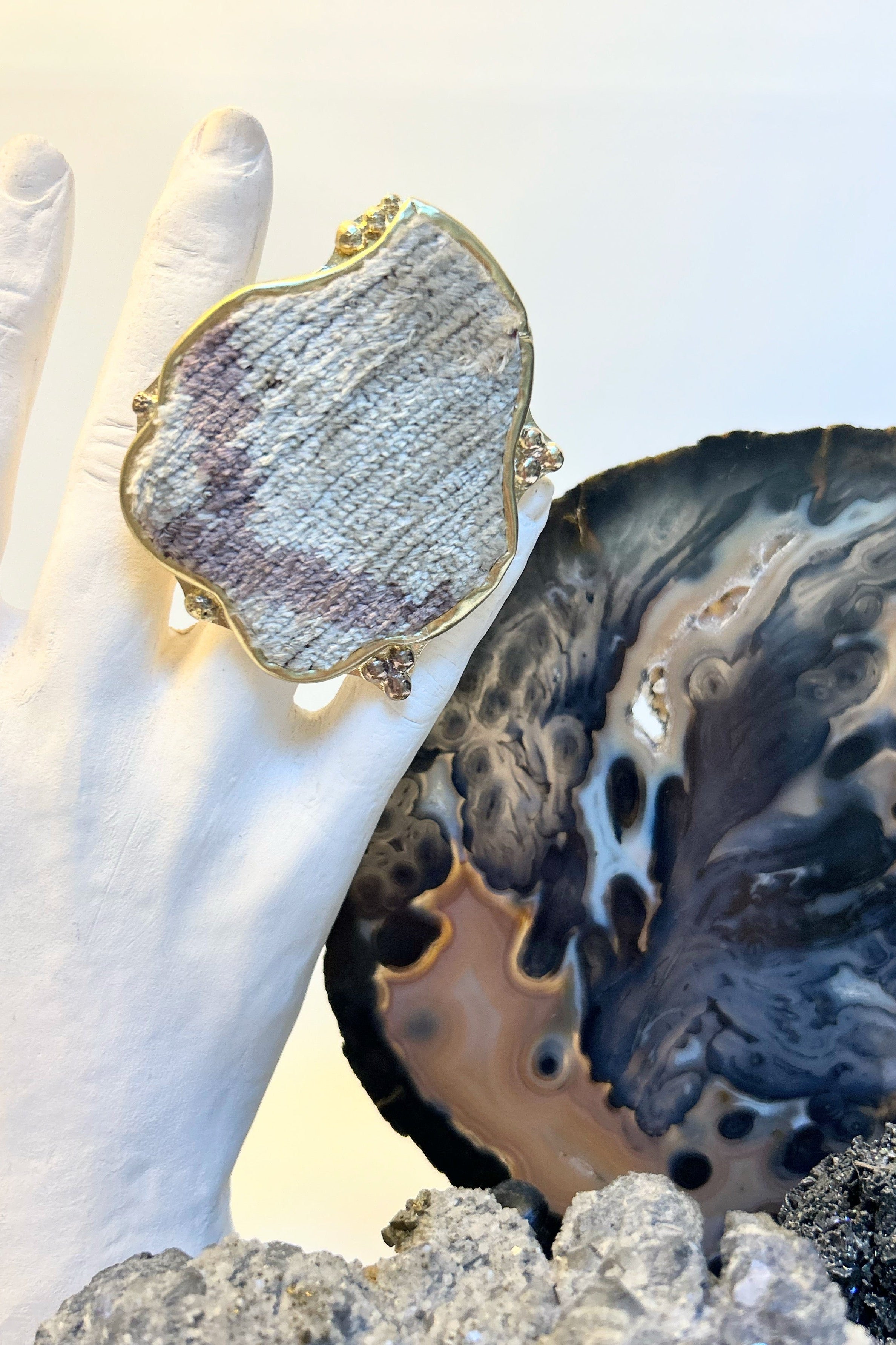 Velvet Ikat Ring