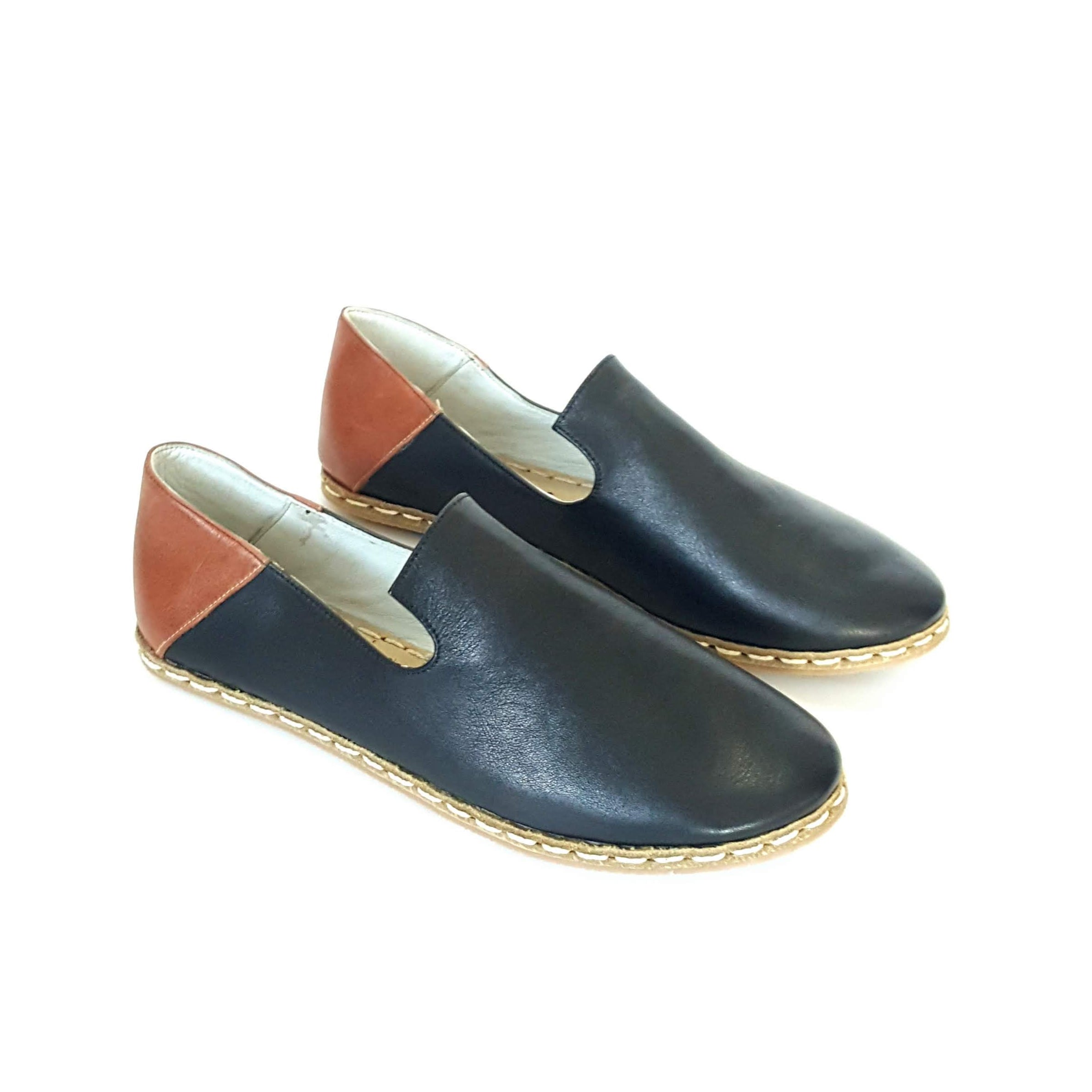 Deniz Loafers in Black & Coconut