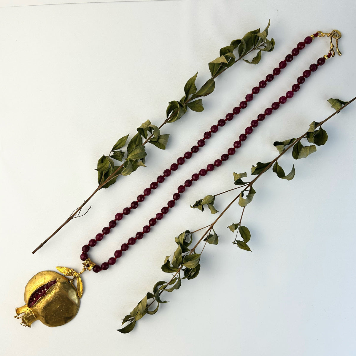 Alma Mater Pomegranate Necklace