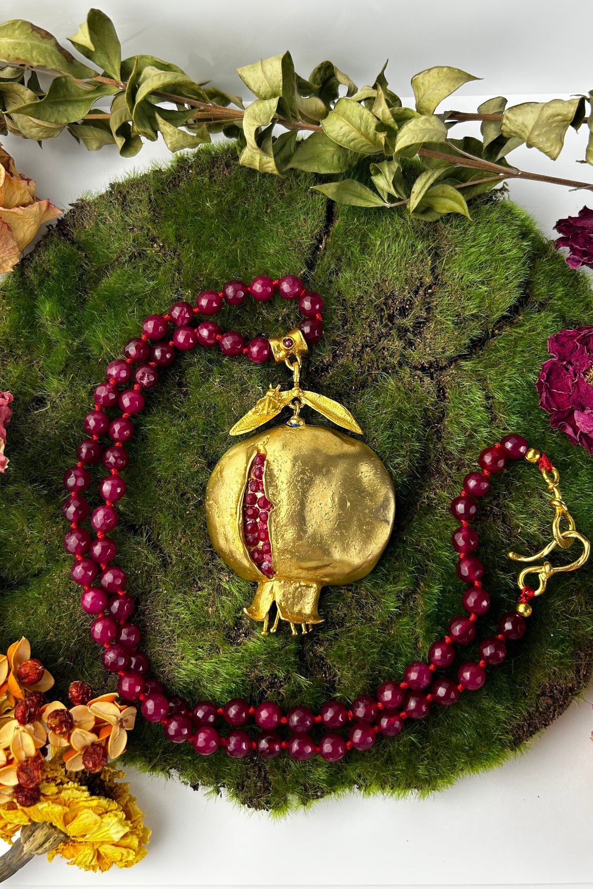 Alma Mater Pomegranate Necklace