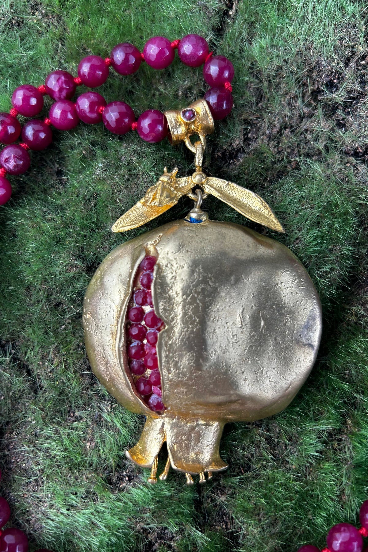 Alma Mater Pomegranate Necklace