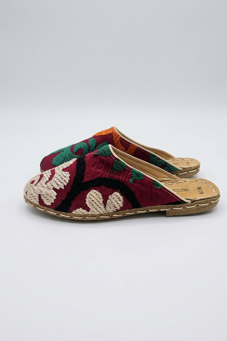 Frida Mules in Suzani
