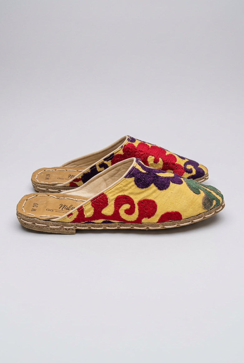 Frida Mules in Suzani