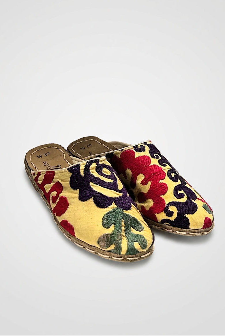 Frida Mules in Suzani