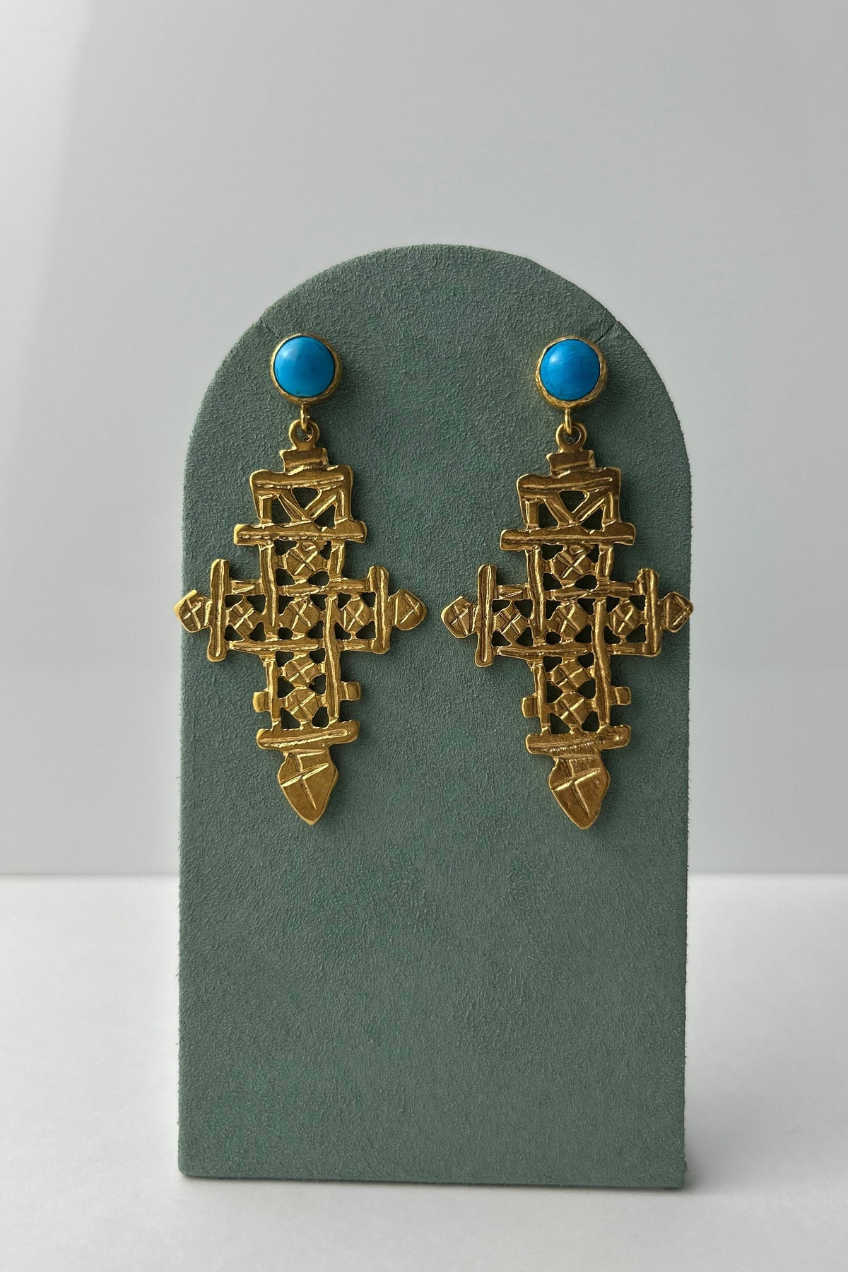 Coptic Cross Earrings