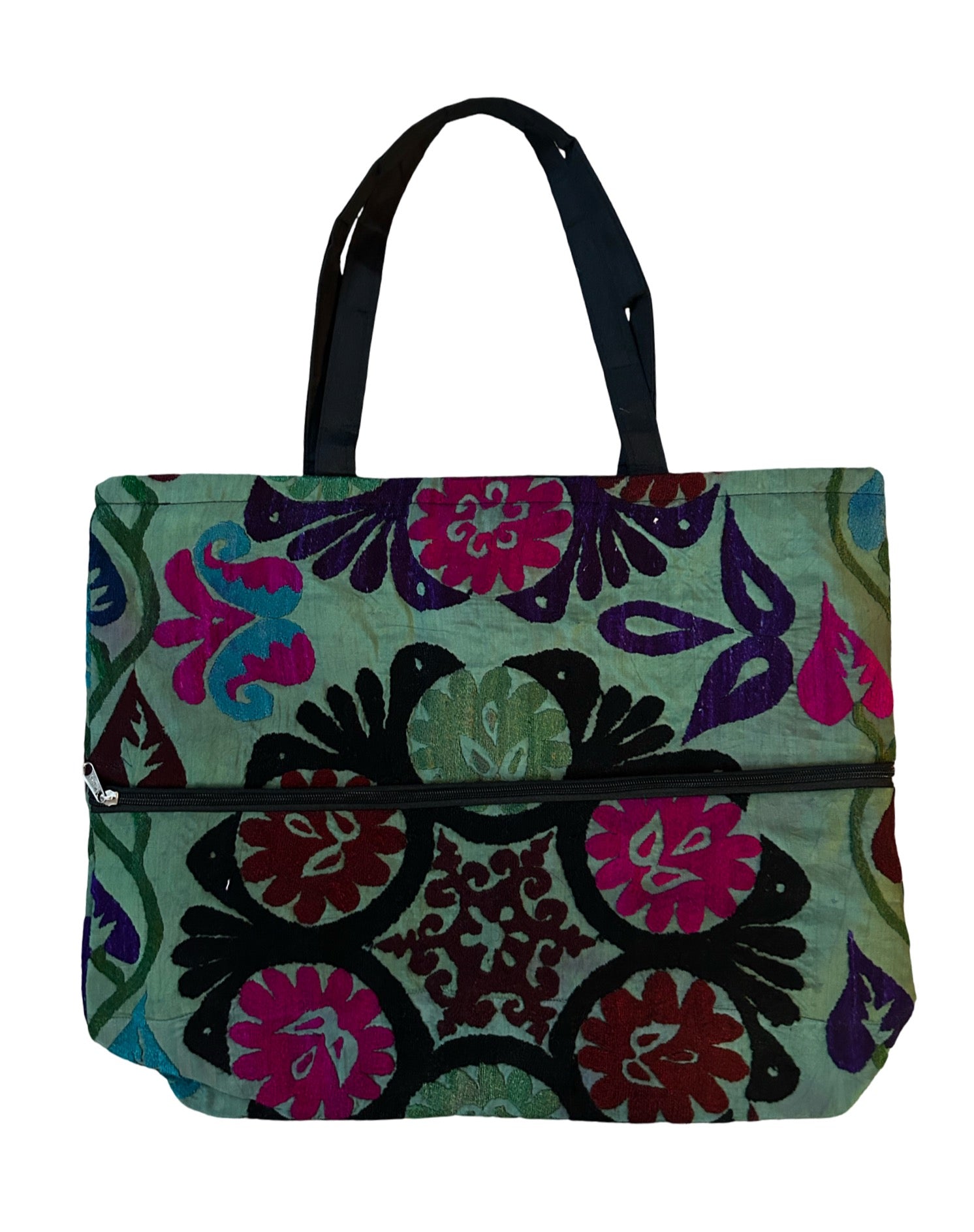 Suzani Turquoise Tote