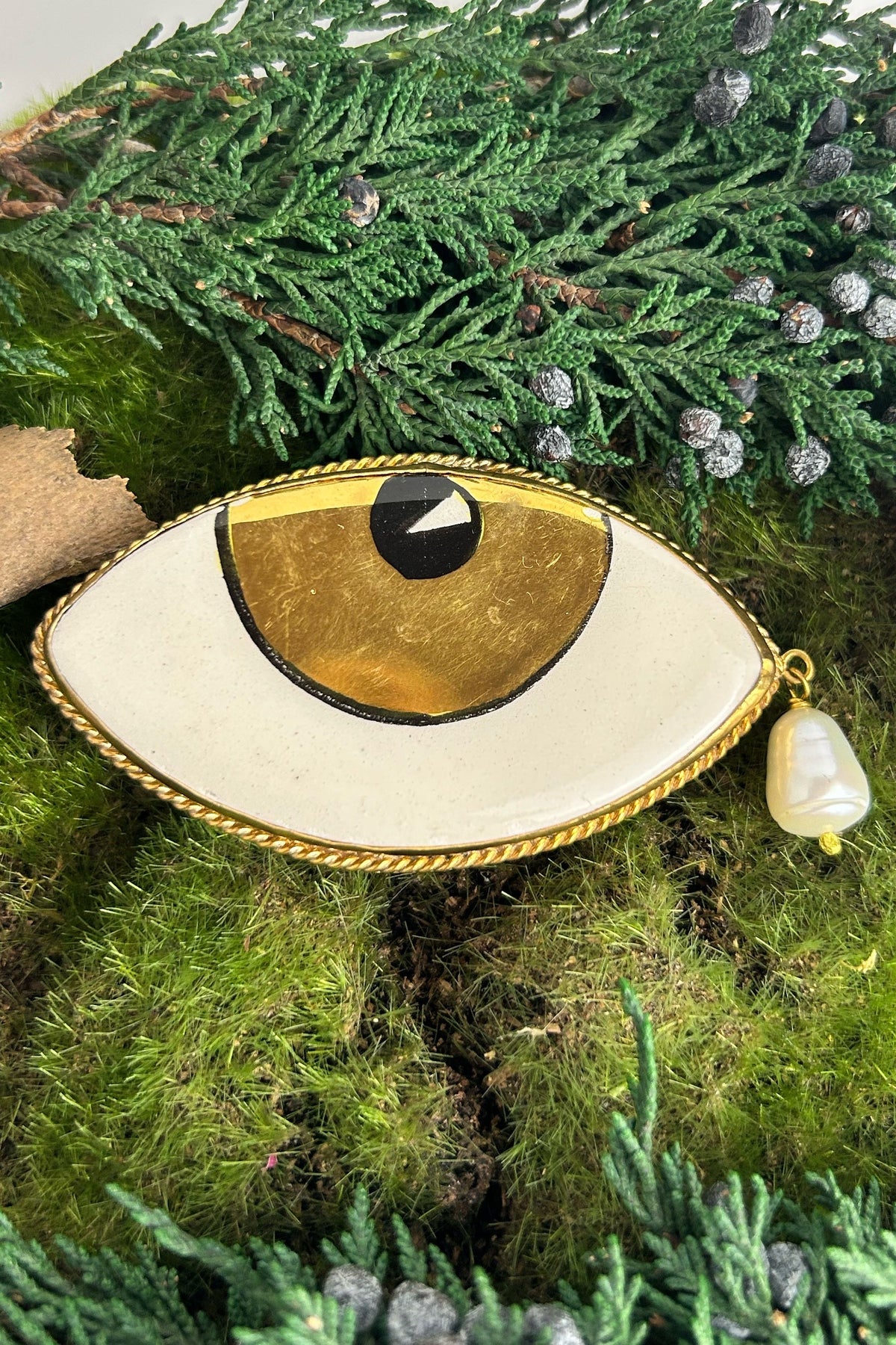 Small Evil Eye Brooch