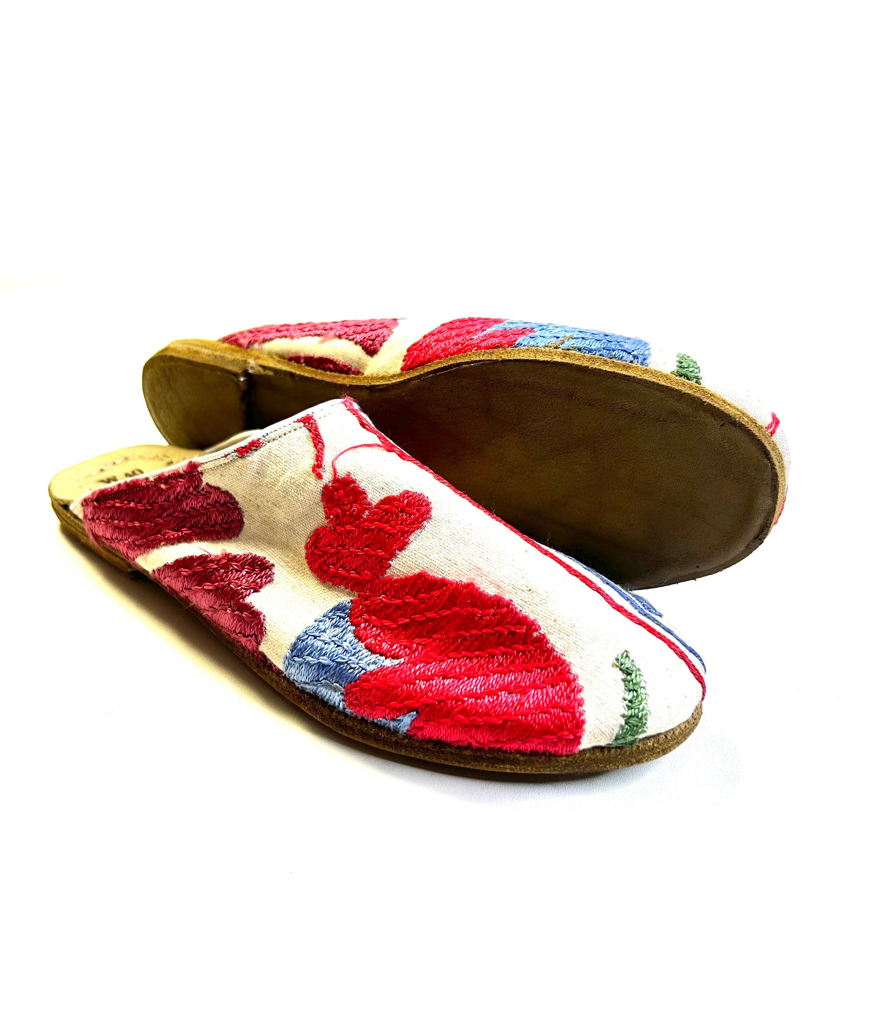 Picasso Mules in Suzani