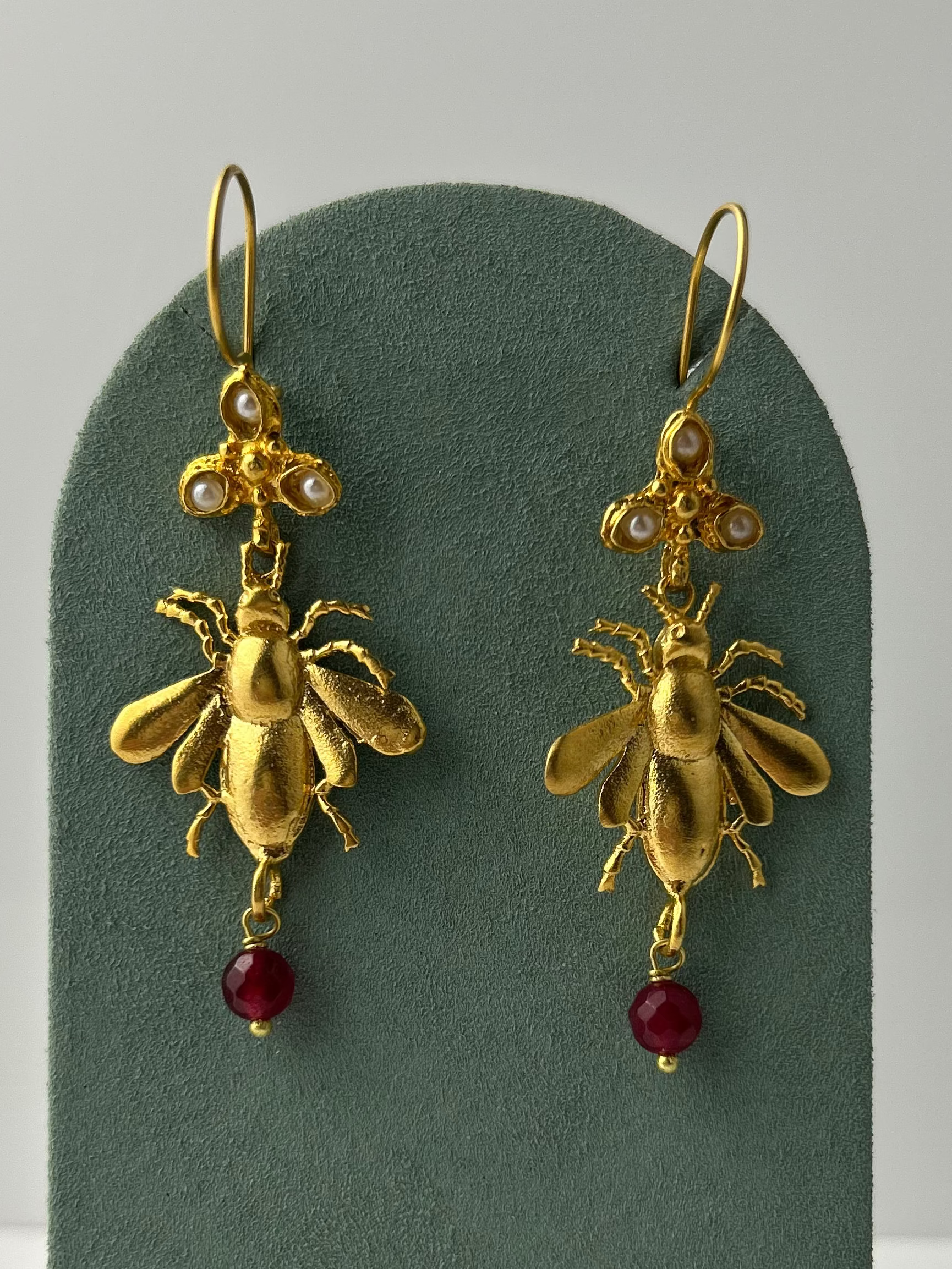 Bee & Ruby Earrings