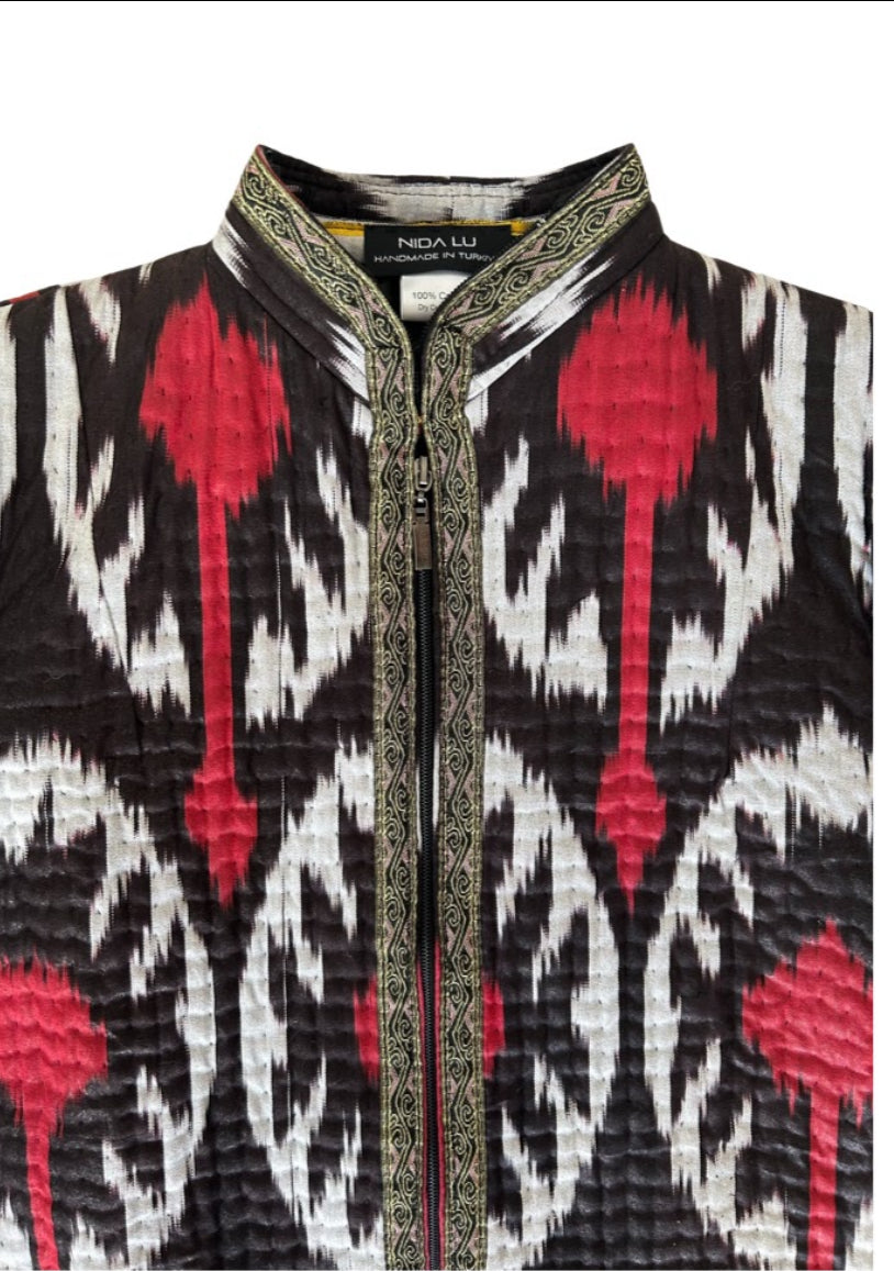 Quilted Ikat Jacket