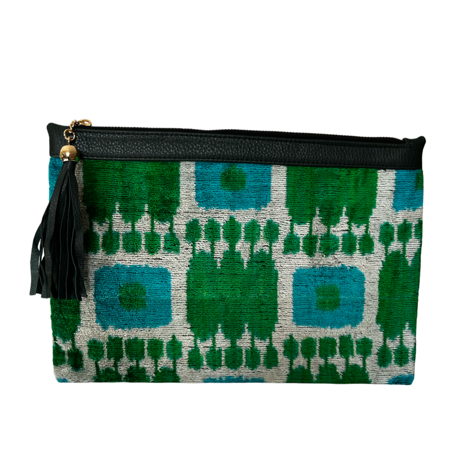 Velvet Landscape Clutch