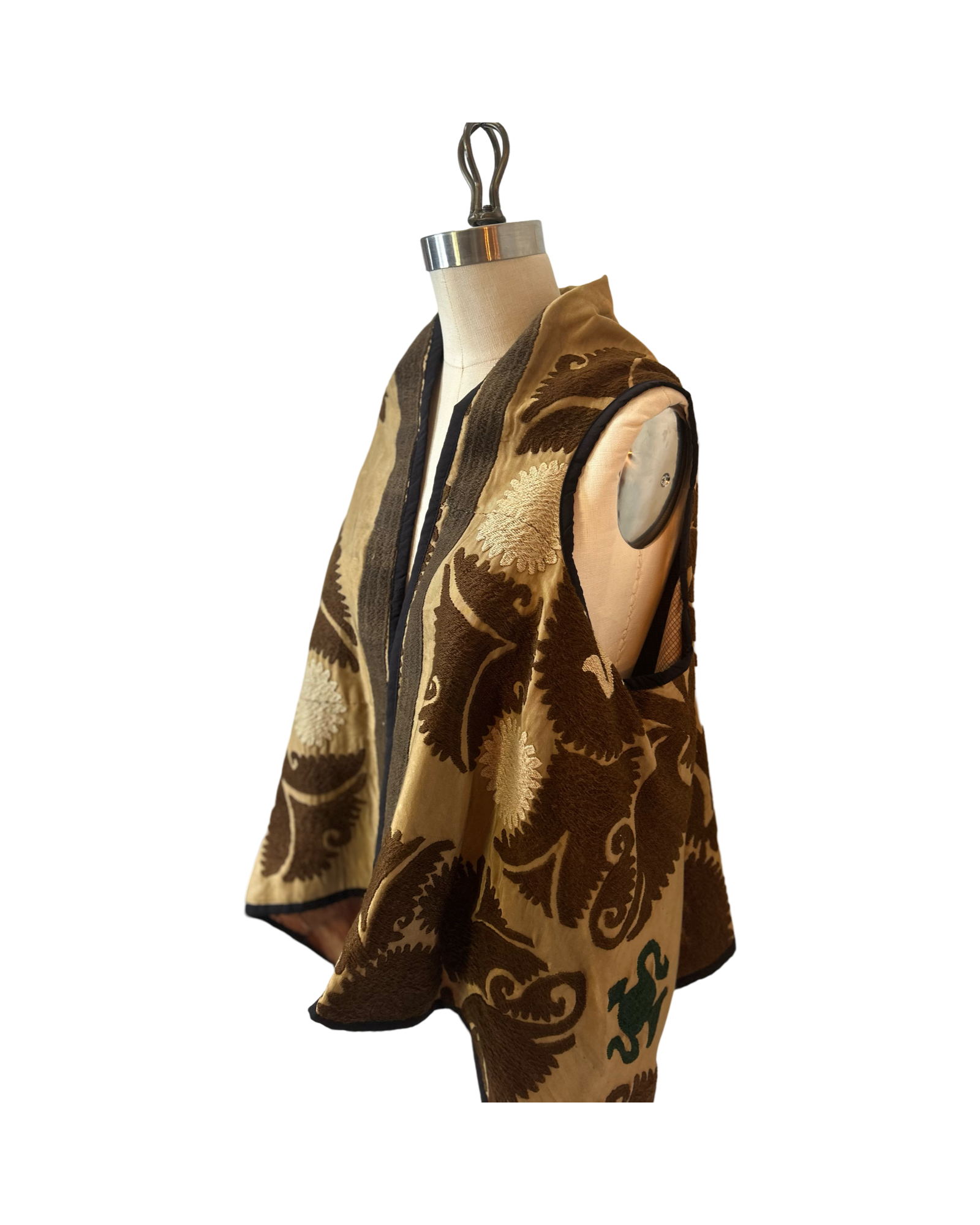 Reversible Suzani Wrap Vest