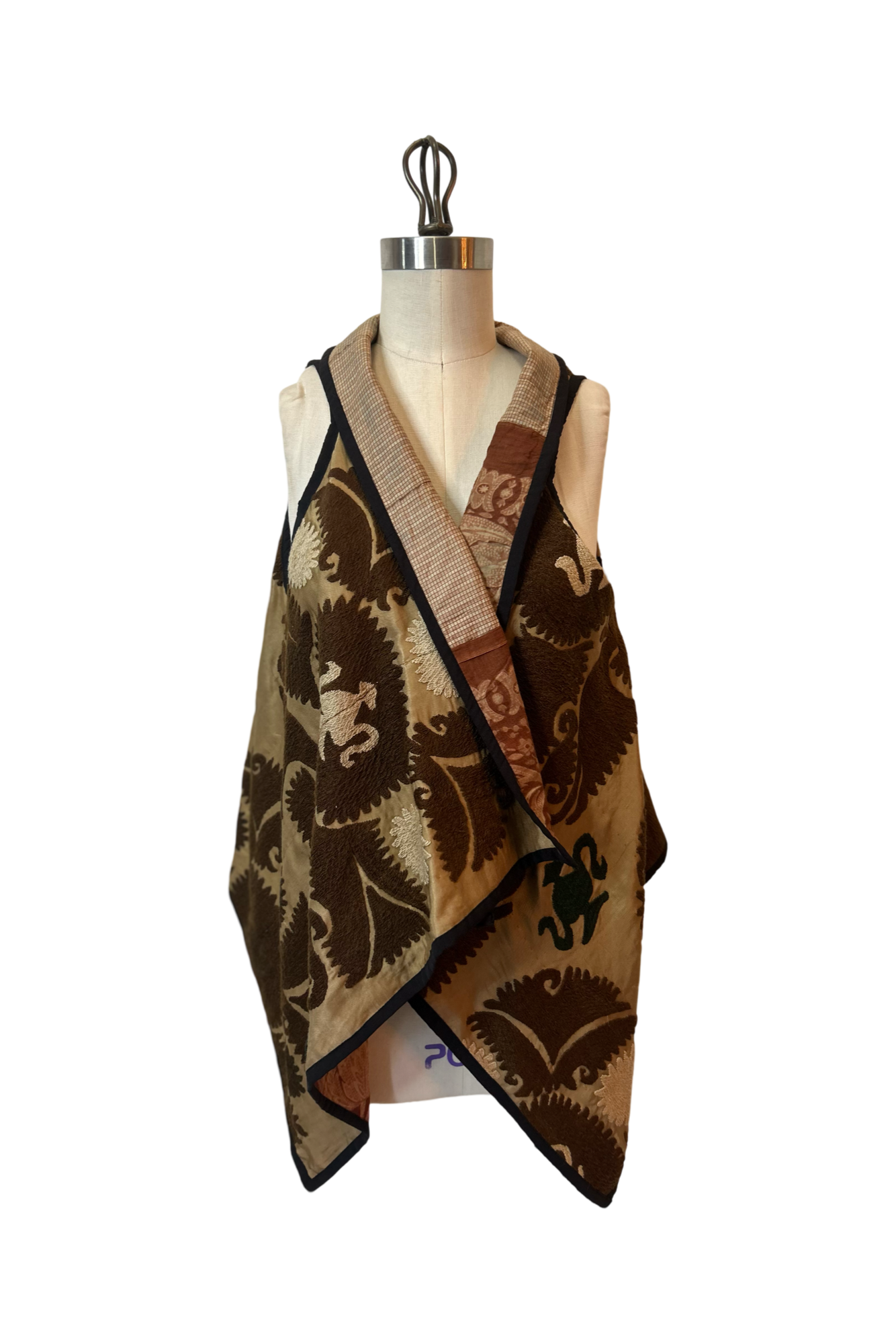 Reversible Suzani Wrap Vest