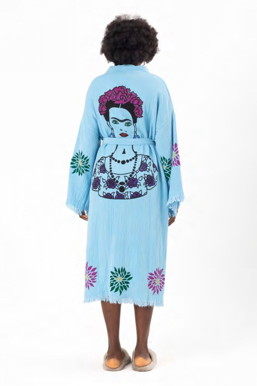 Frida Robe in Blue