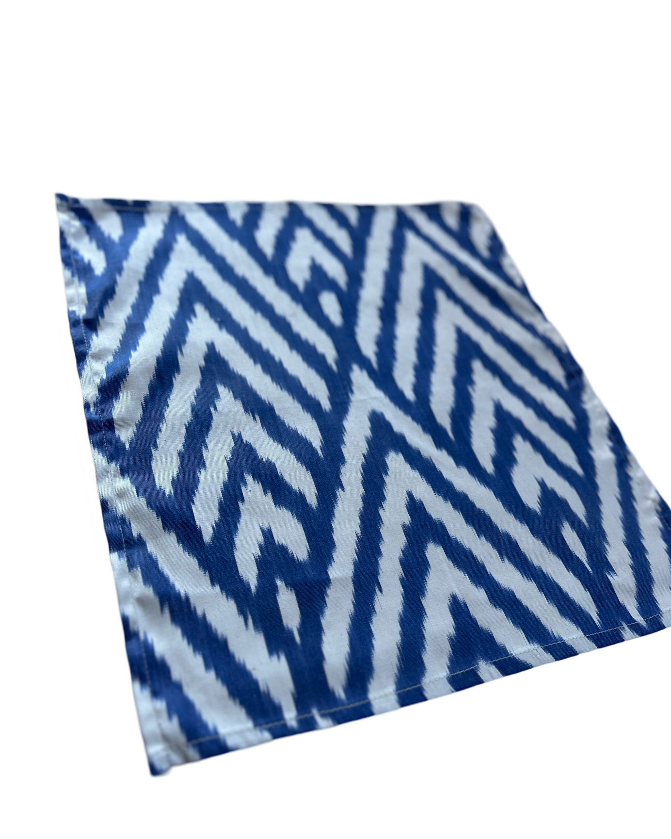 Blue & White V Bandana