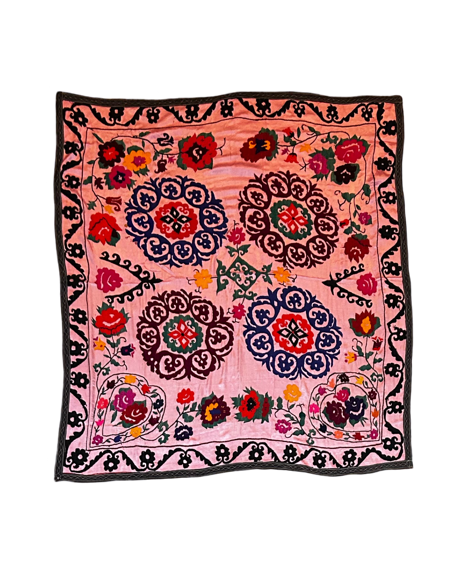 Suzani Tapestry in Rose