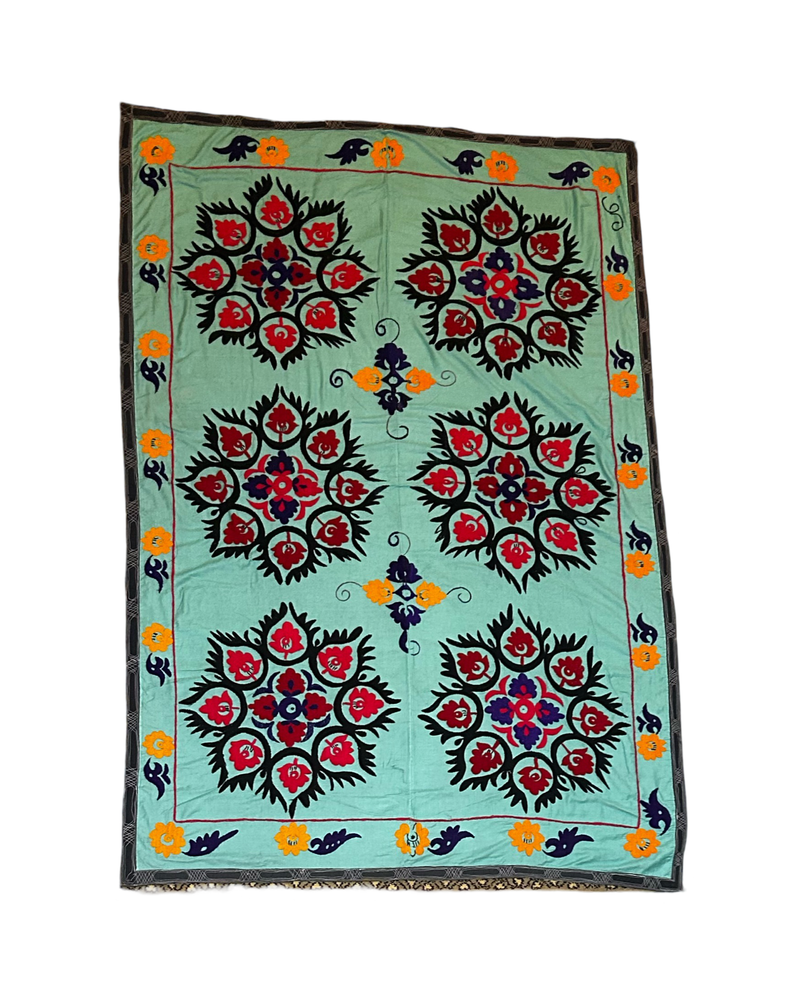 Suzani Tapestry in Turquoise