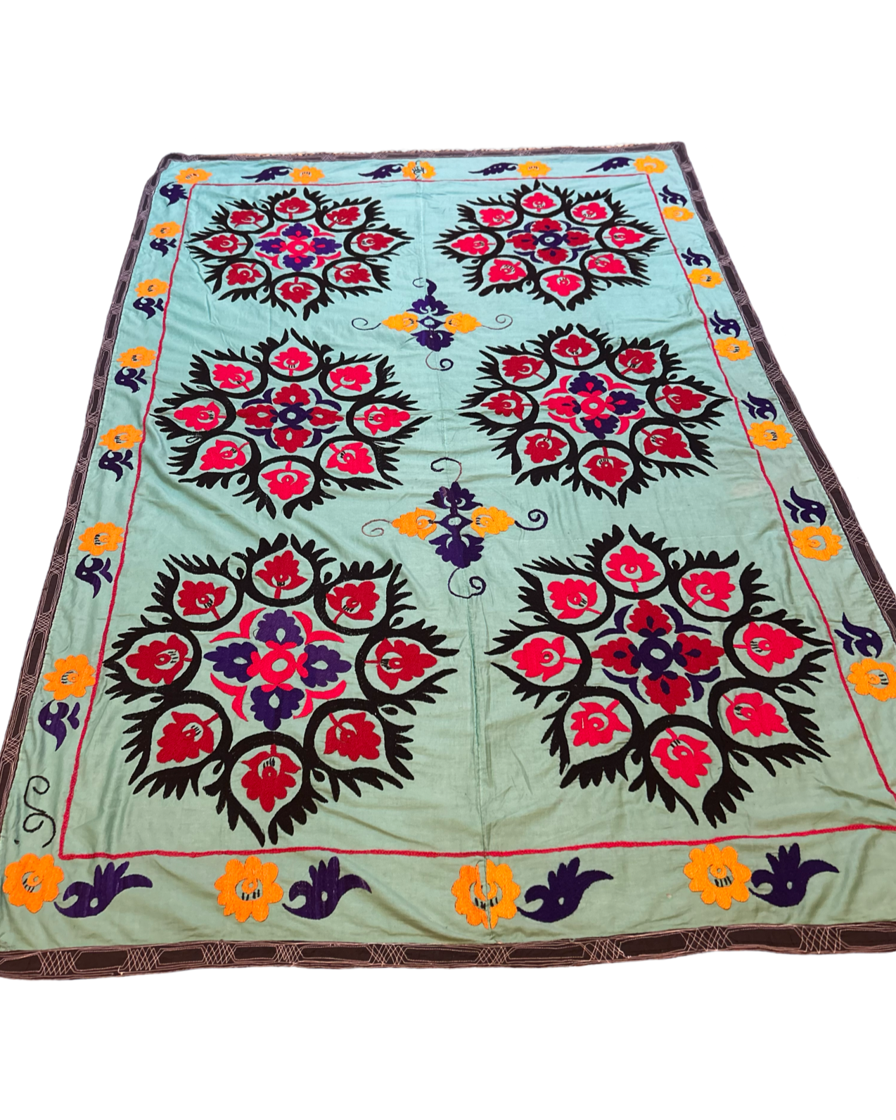 Suzani Tapestry in Turquoise