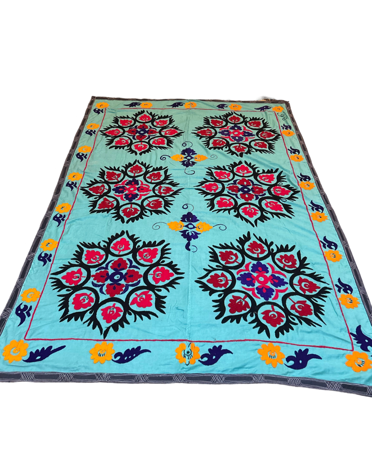 Suzani Tapestry in Turquoise