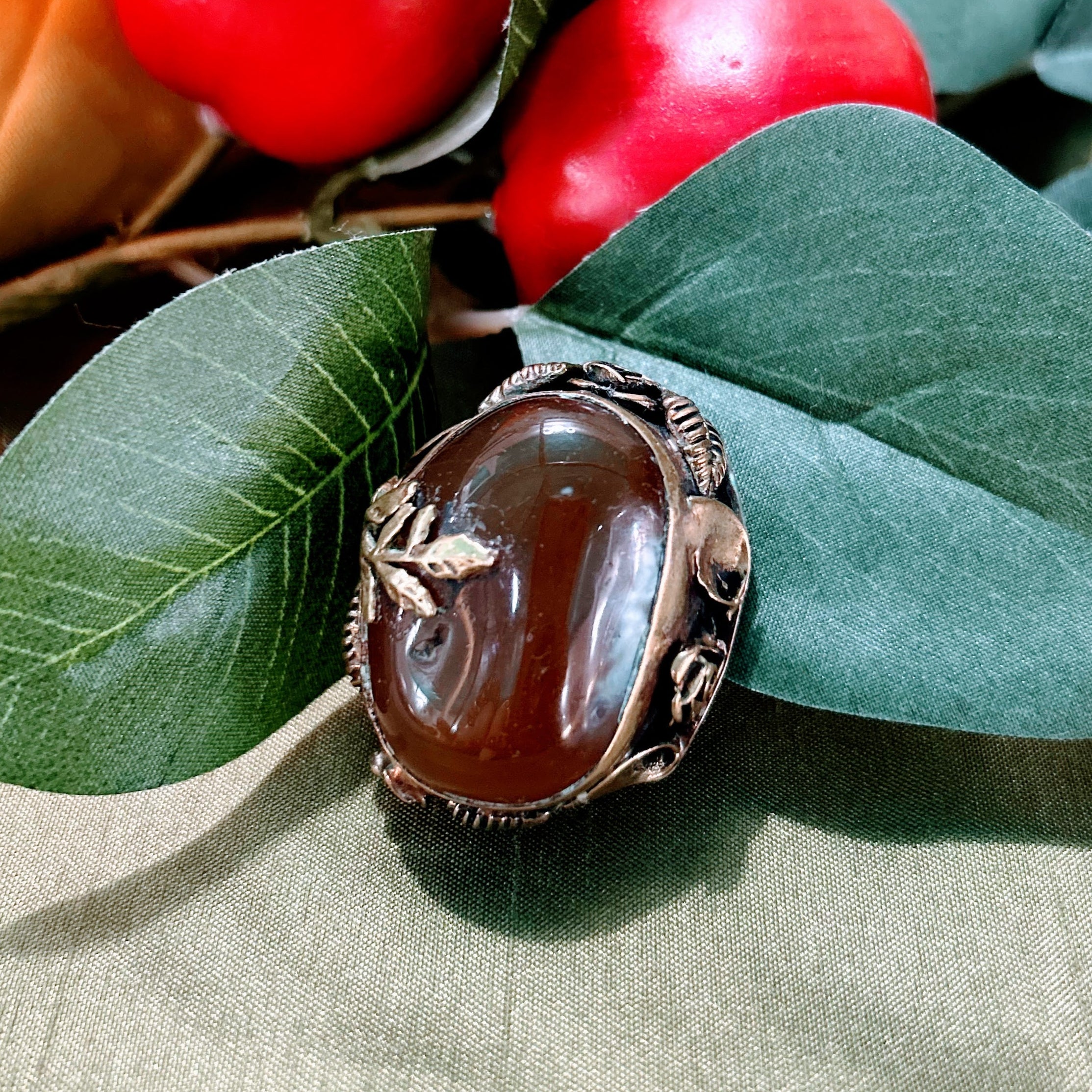 Honey Agate Ring