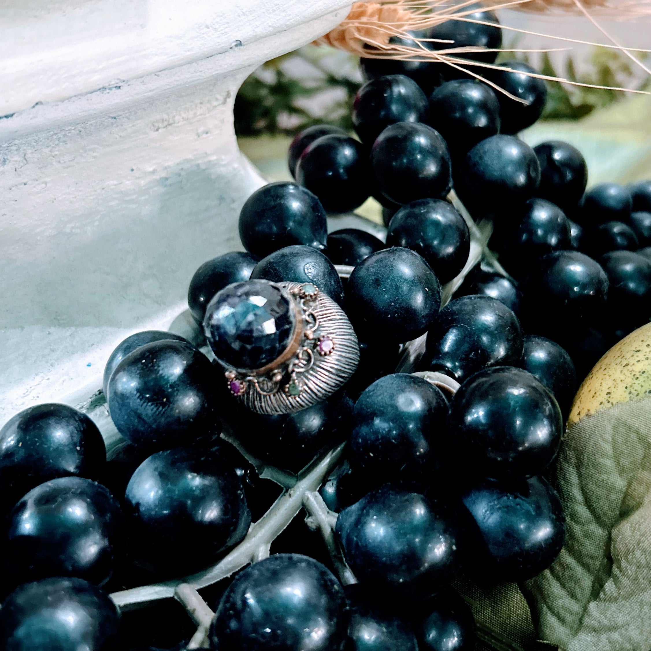 Faceted Amythest Grape Ring