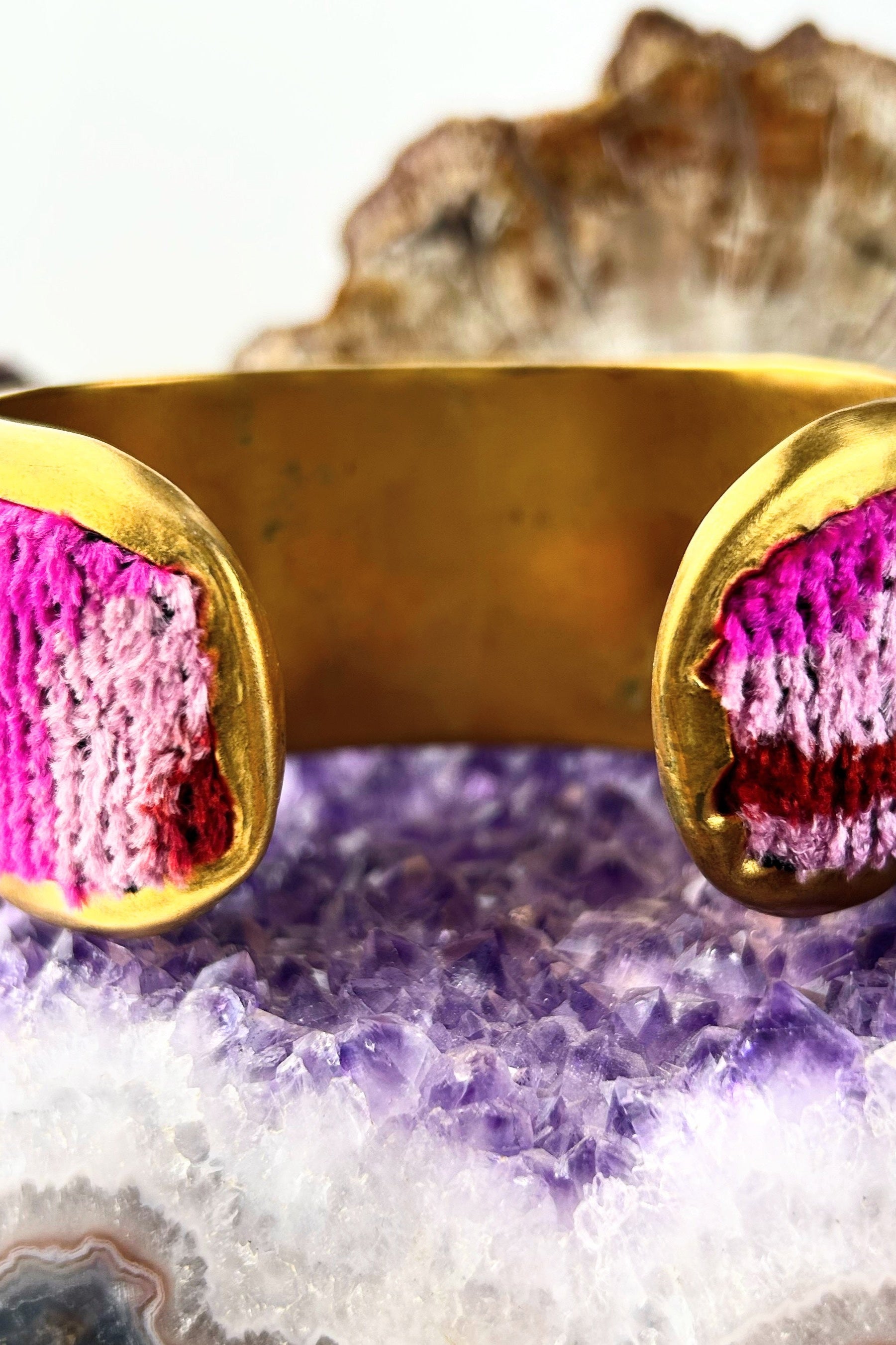 Velvet Ikat Cuff