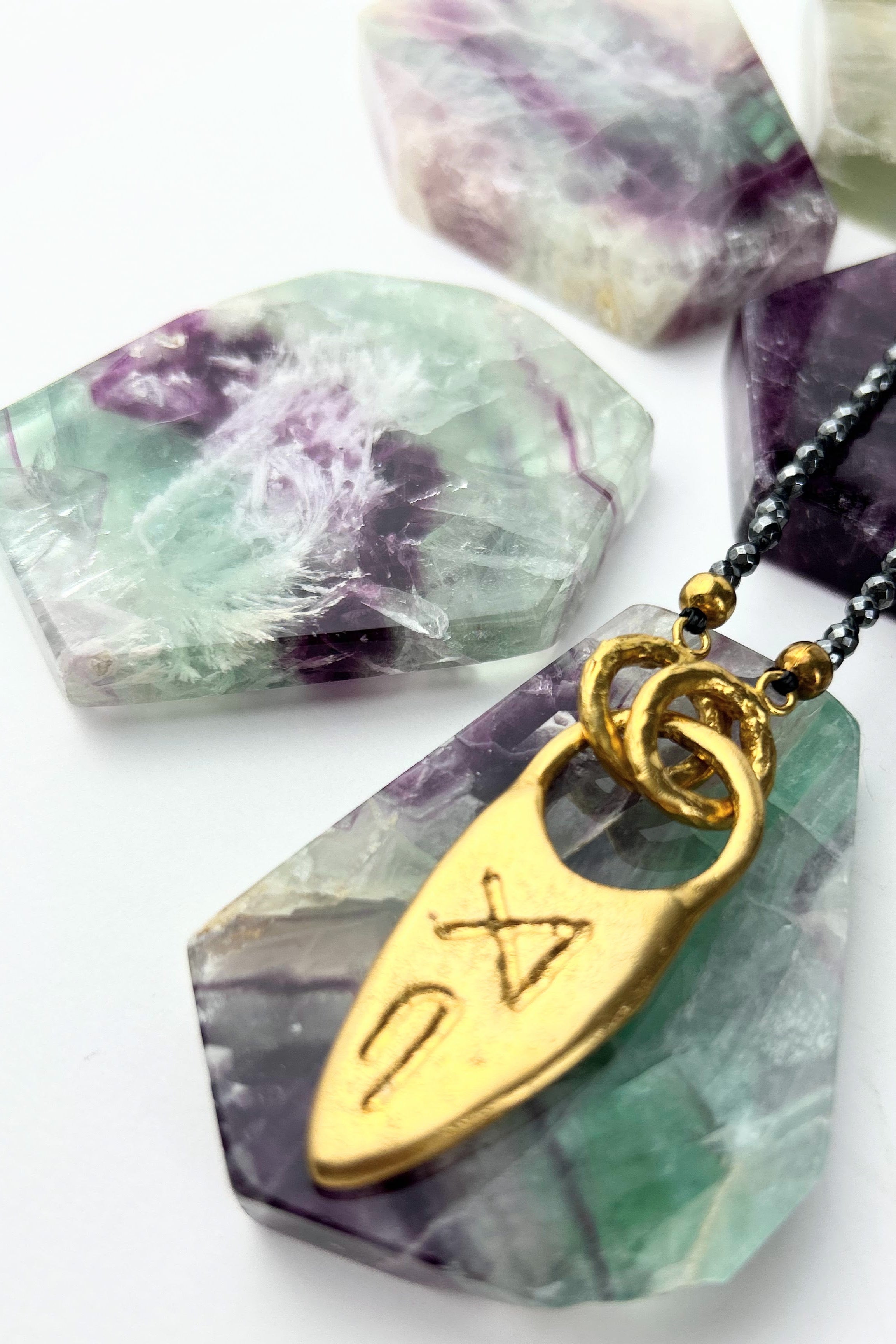 Gok Turk Script Necklace