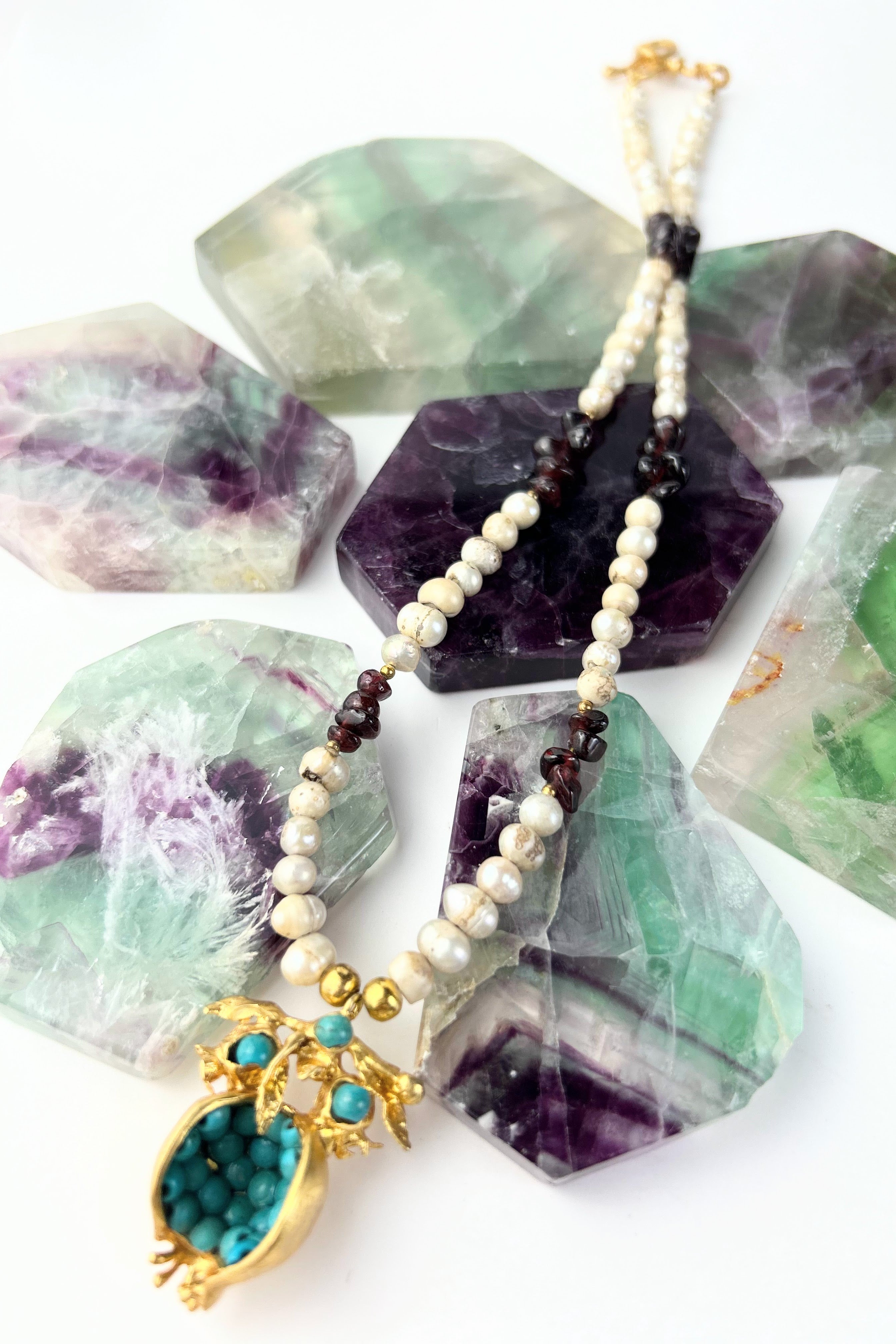 Pomegranate Necklace
