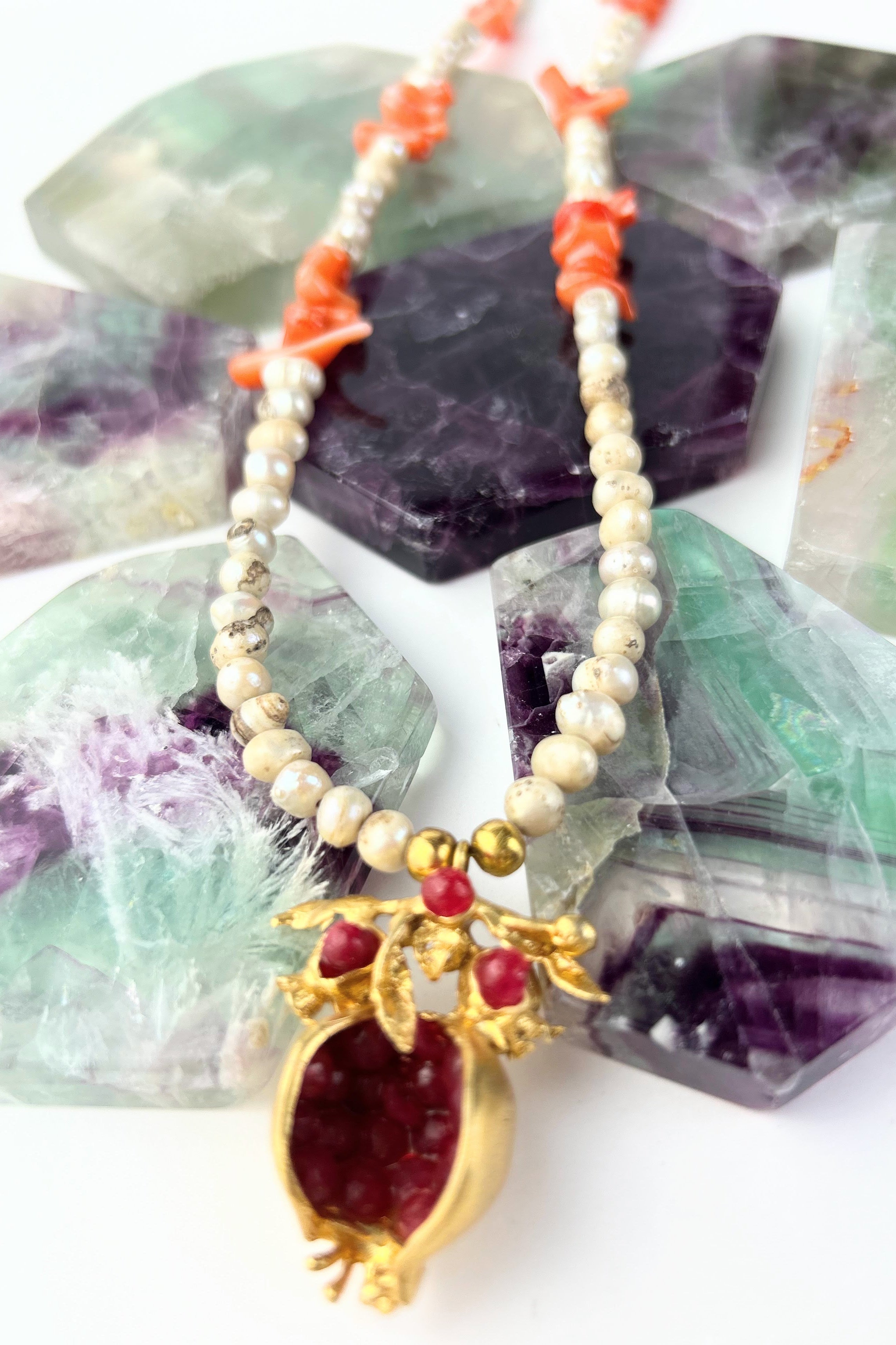 Pomegranate Necklace