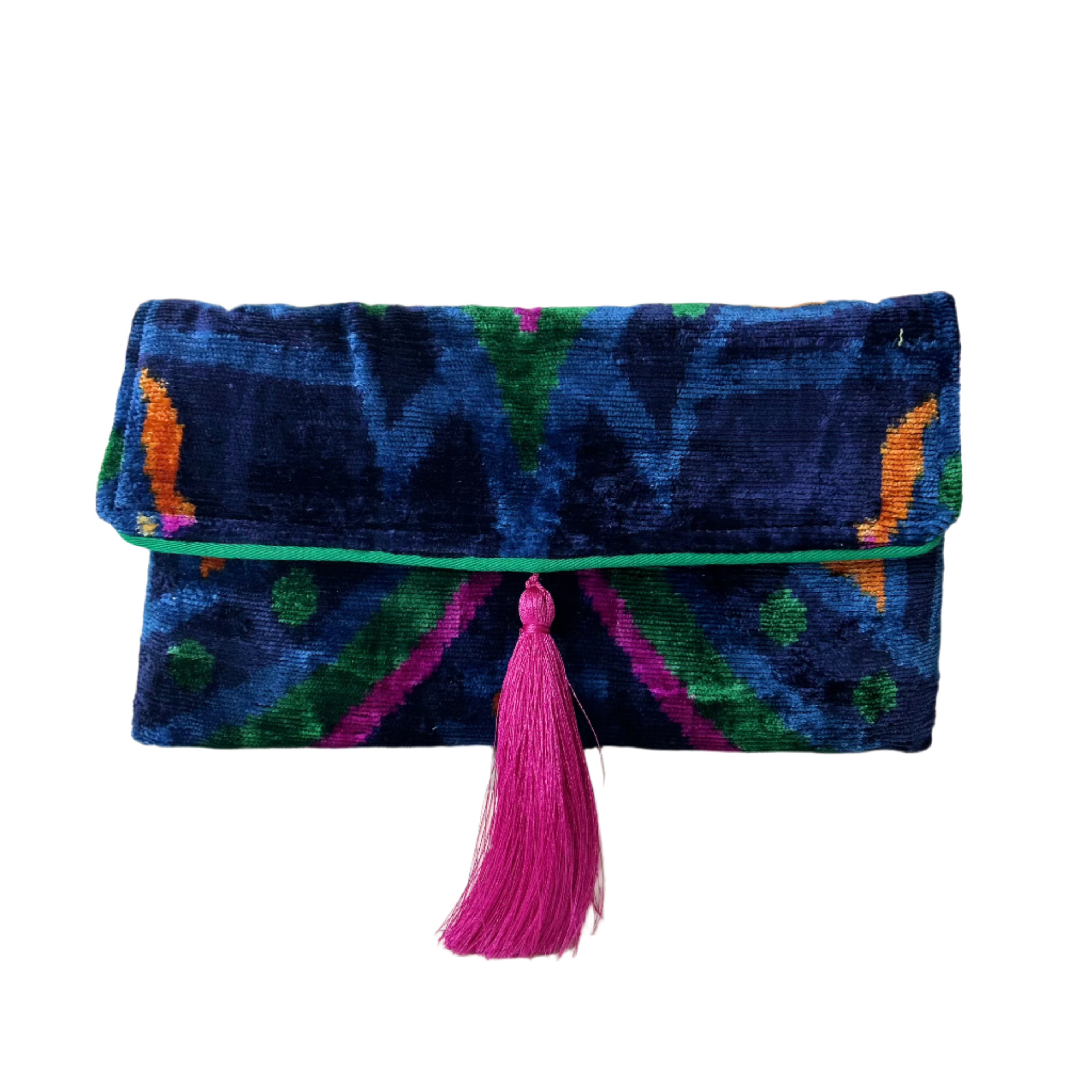 Velvet Landscape Clutch