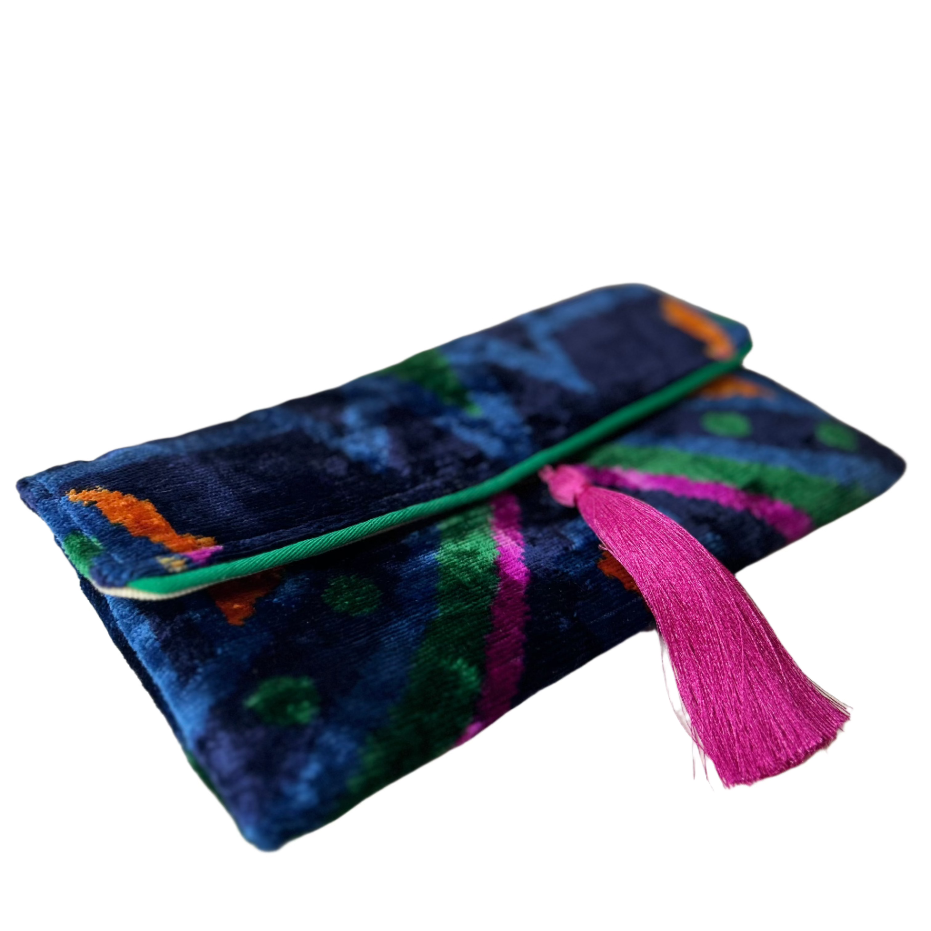 Velvet Landscape Clutch