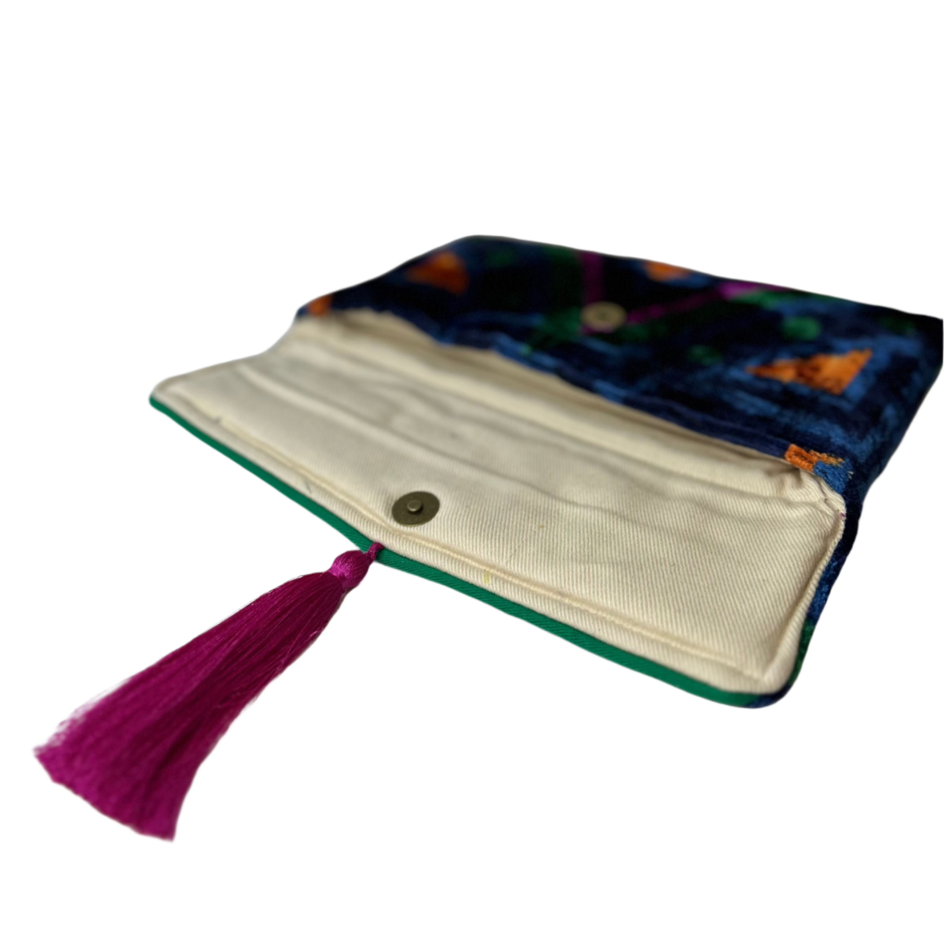 Velvet Landscape Clutch